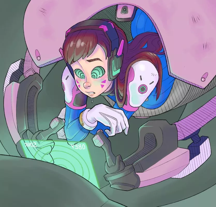 [D.va/Overwatch] I sent a very important file, it's crucial to our victory. Go ahead, open it~