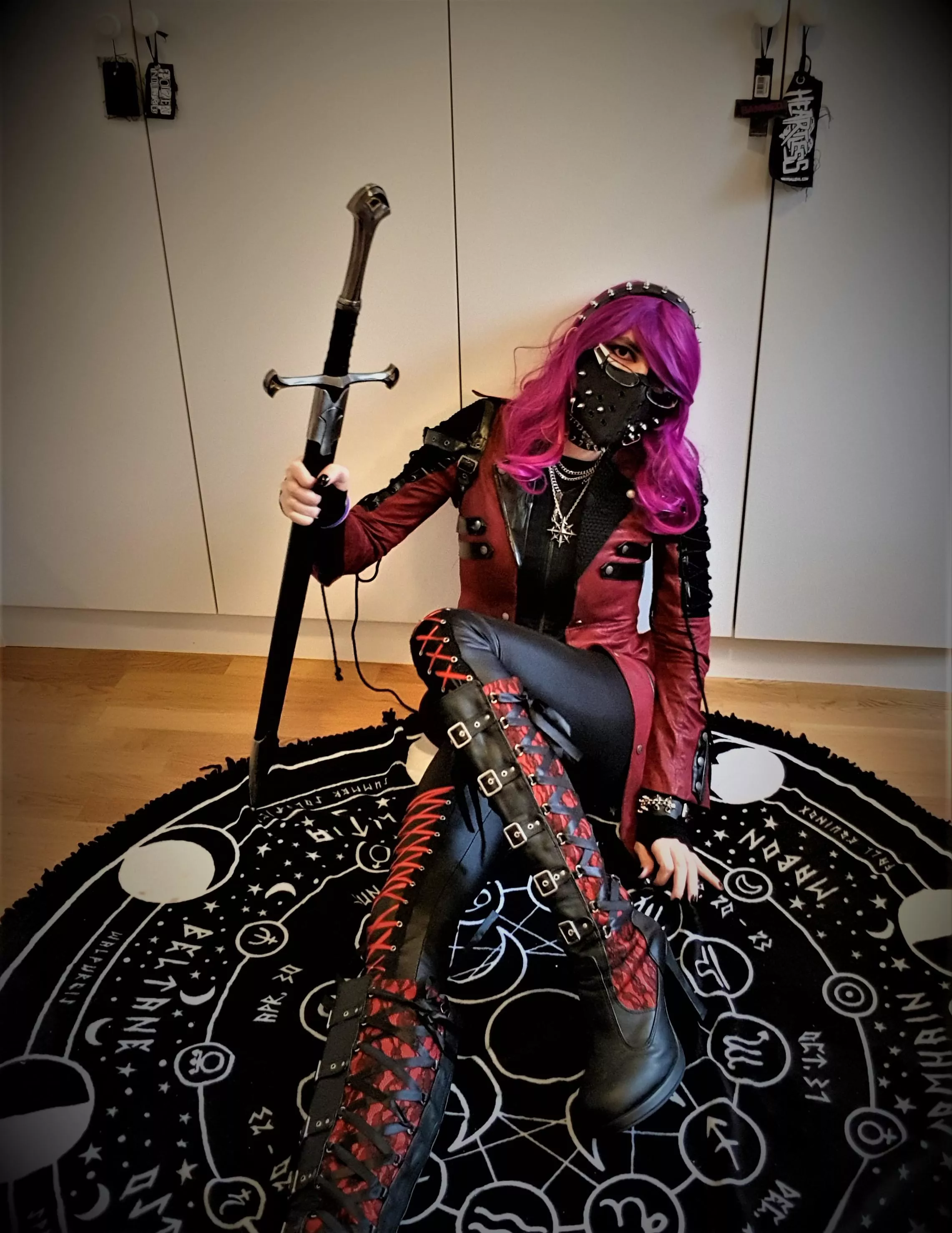 E-girl femboys with guns are cool ok, but what about Goth femboys with swords ?