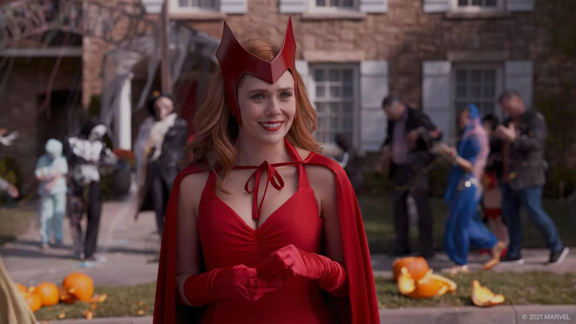 Elizabeth Olsen already has her Halloween costume picked out