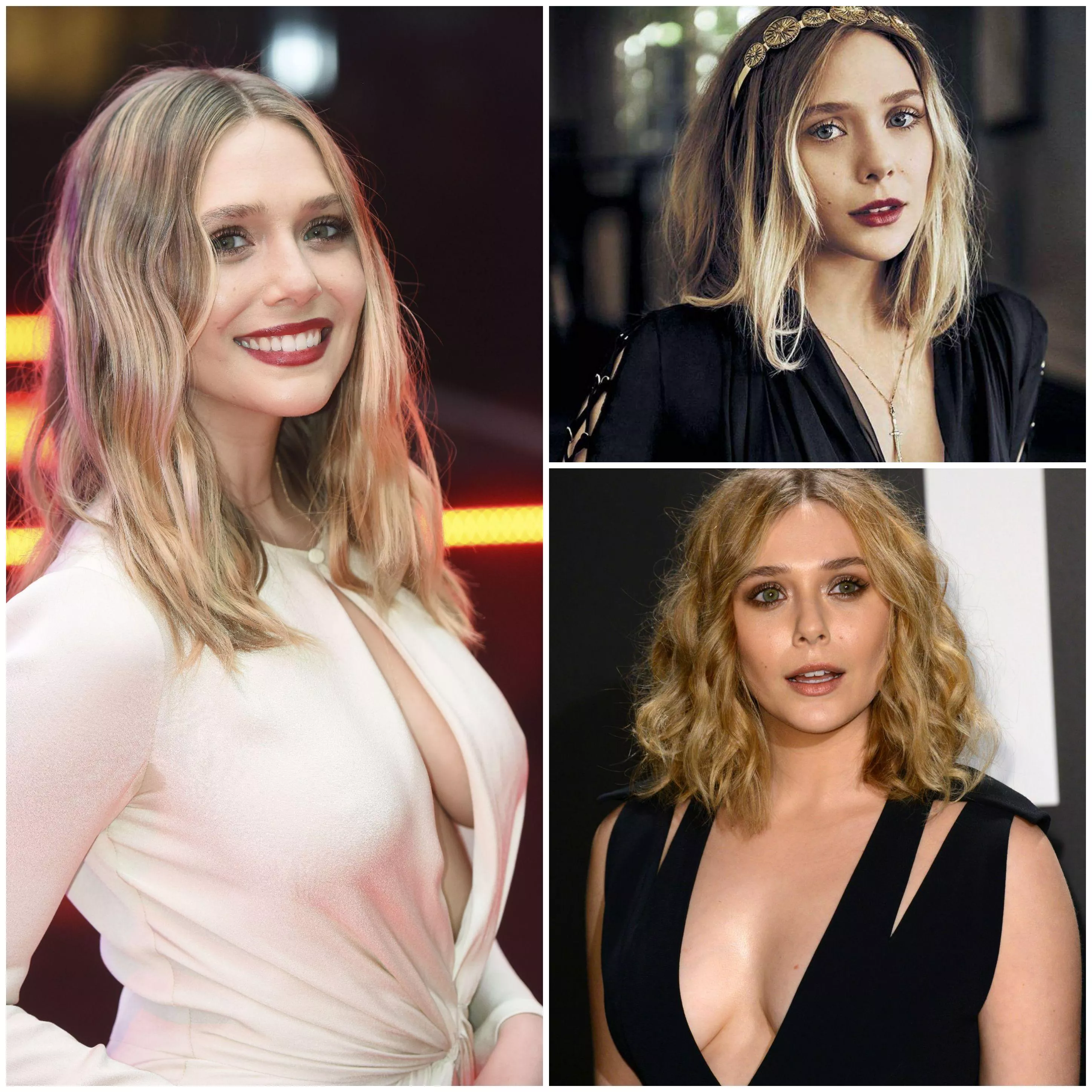 Elizabeth Olsen has me throbbing just from looking at her, make me goon for her and milk my cock to her curvy body