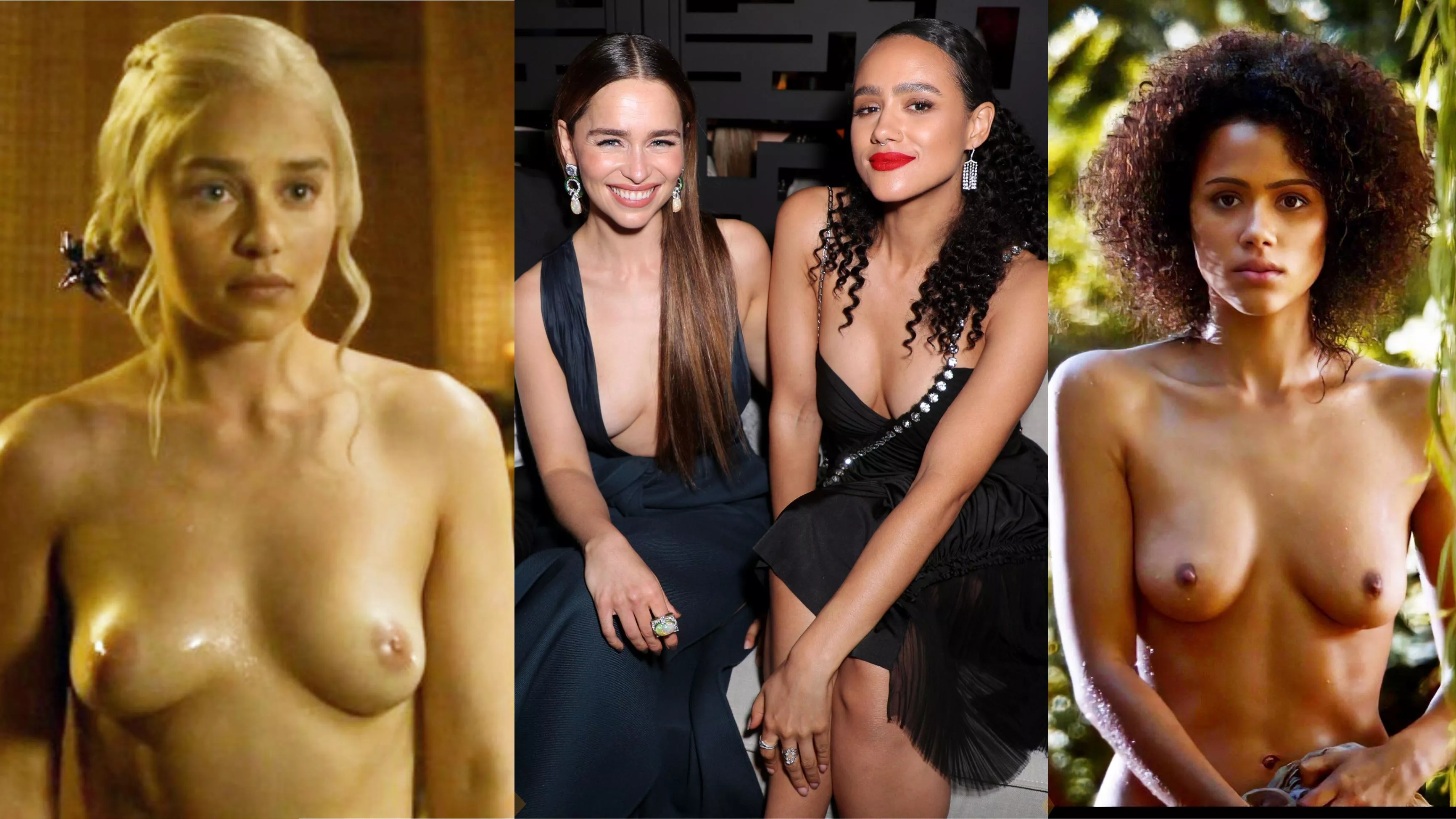 Emilia Clarke & Nathalie Emmanuel