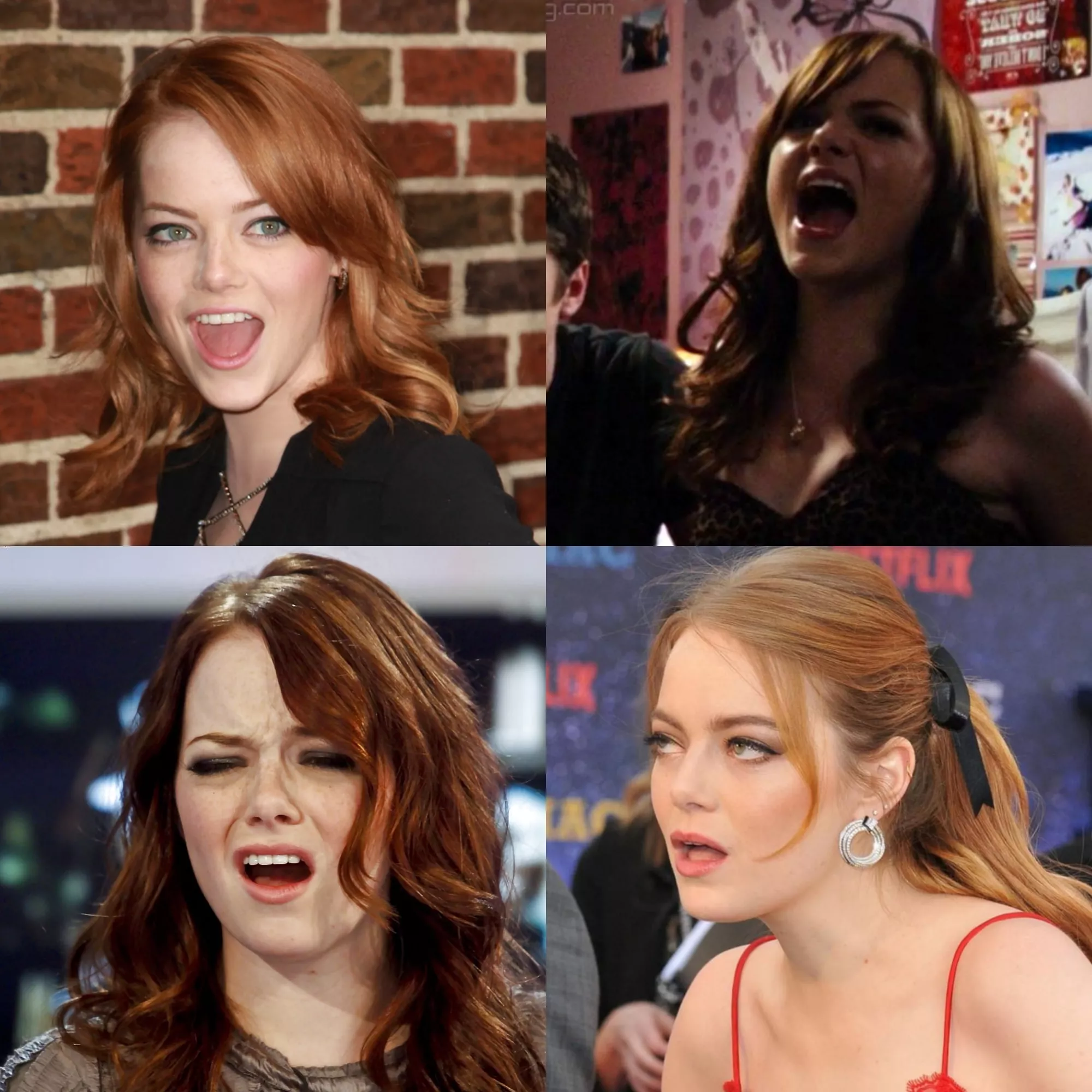 Emma Stone sure is expressive...