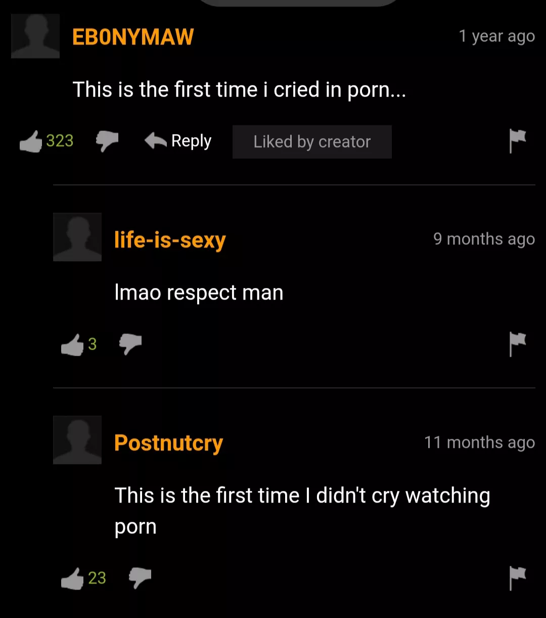 Emotional porn addict