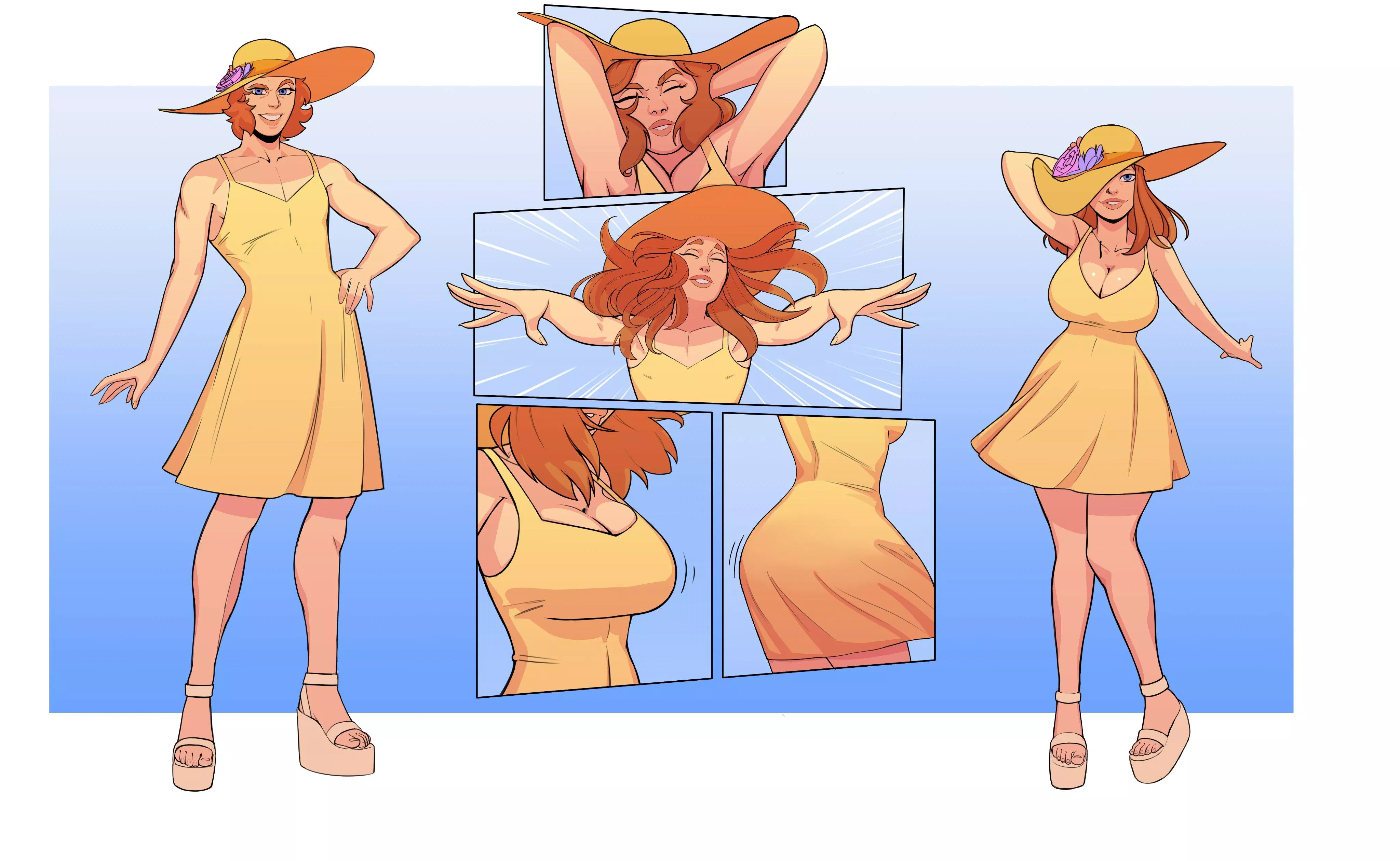 Enjoying a Sundress by CastleDolphyn