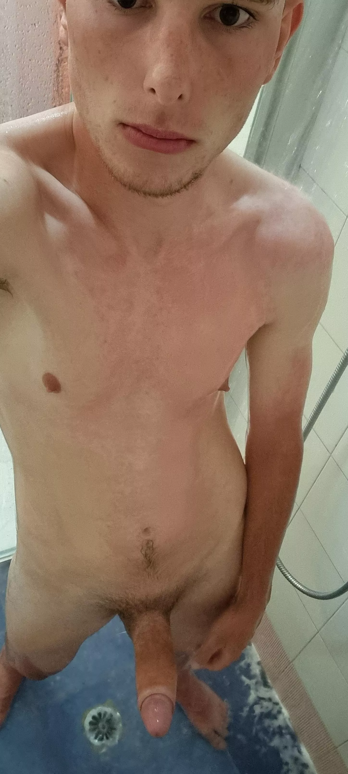 Enjoying alone time in the shower, hope I can make you as wet as I am ðŸ˜ˆ