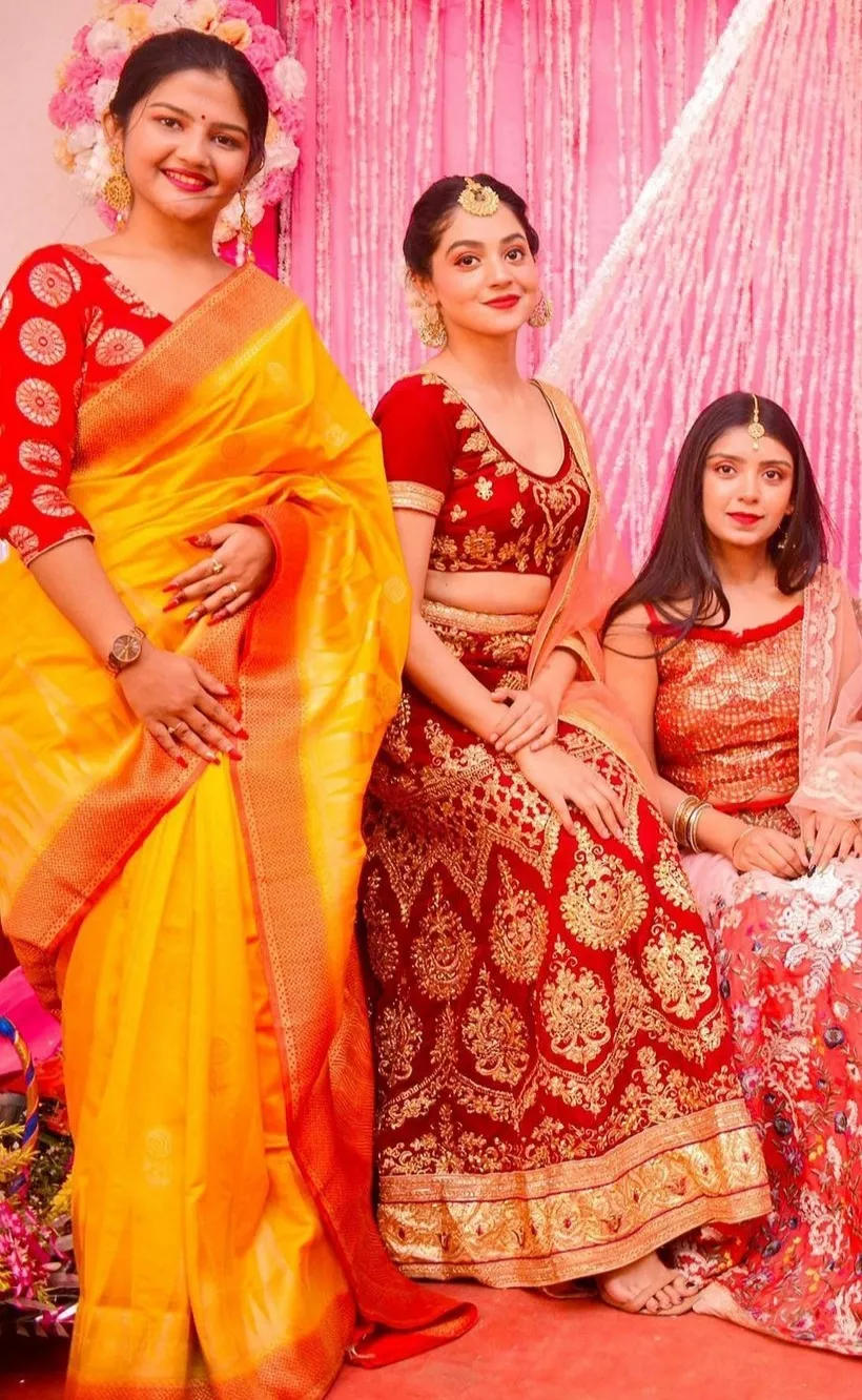 Ethnic indian chicks