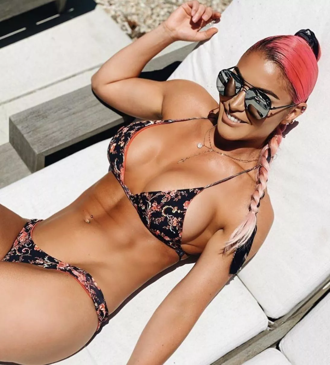 Eva Marie's hot bikini body