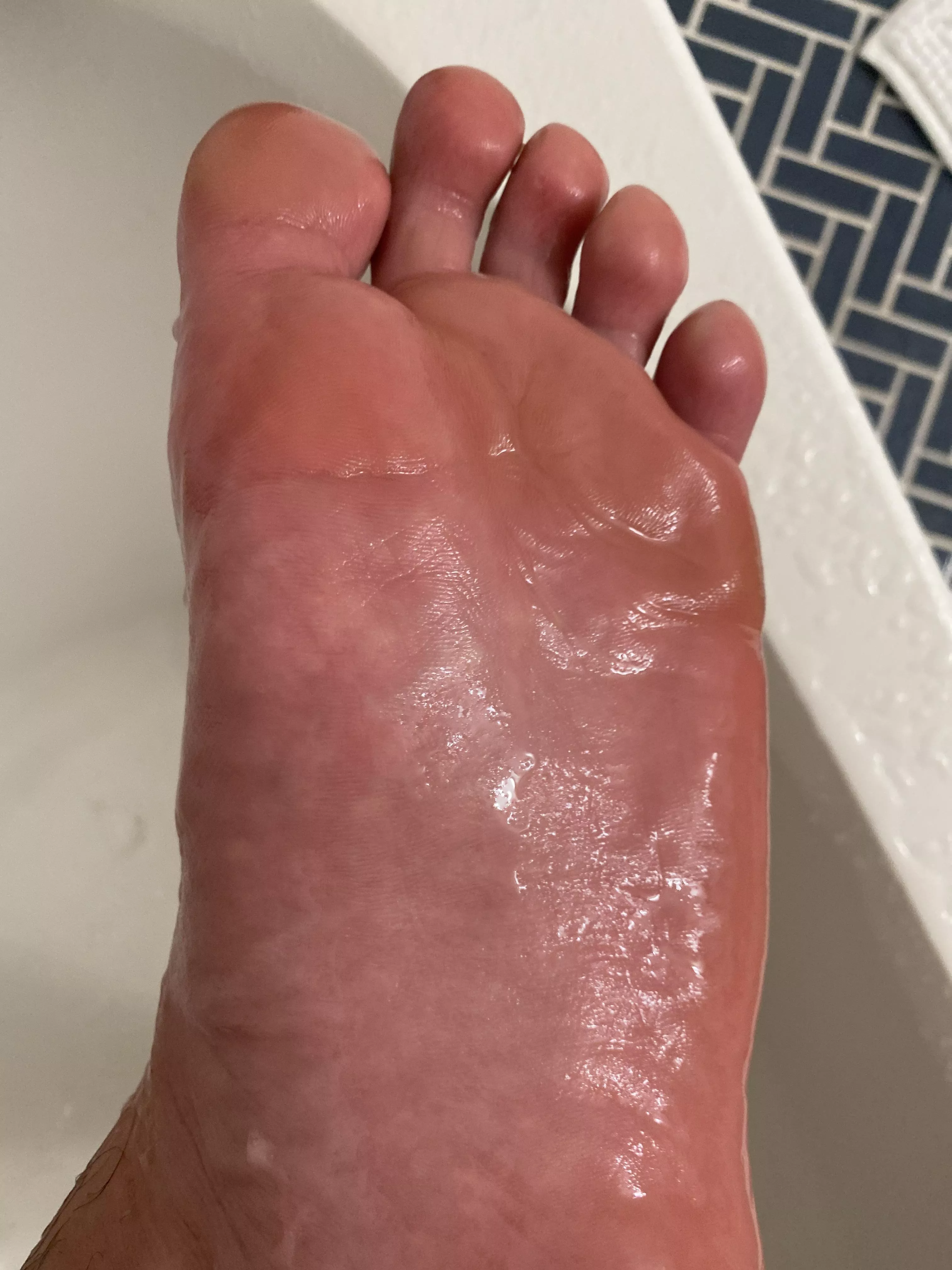 Even a shower won’t clean these feet… I wonder what/who can?