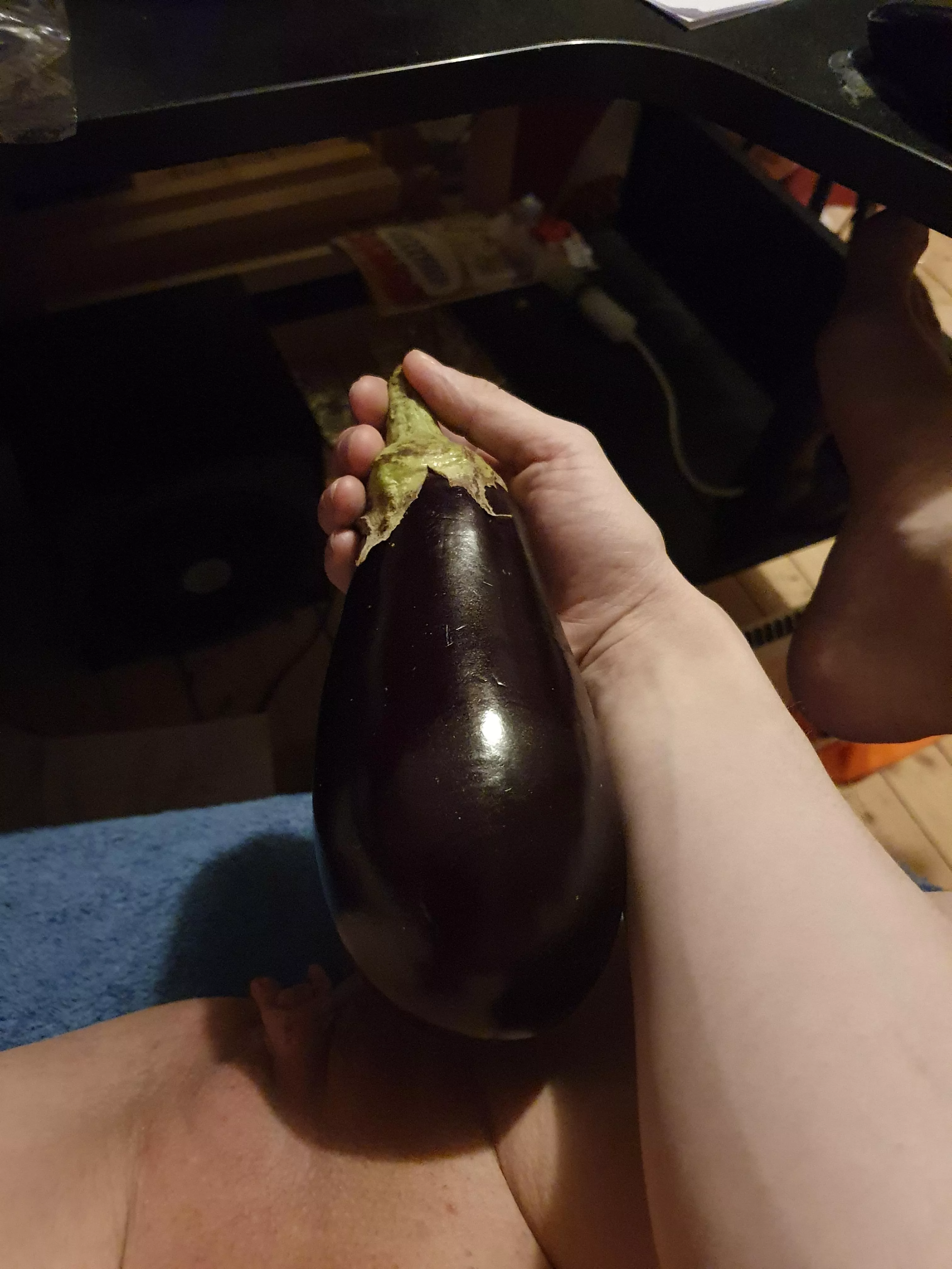 Even thicker than the zucchini. Can't promise it'll fit, but I'll try ?