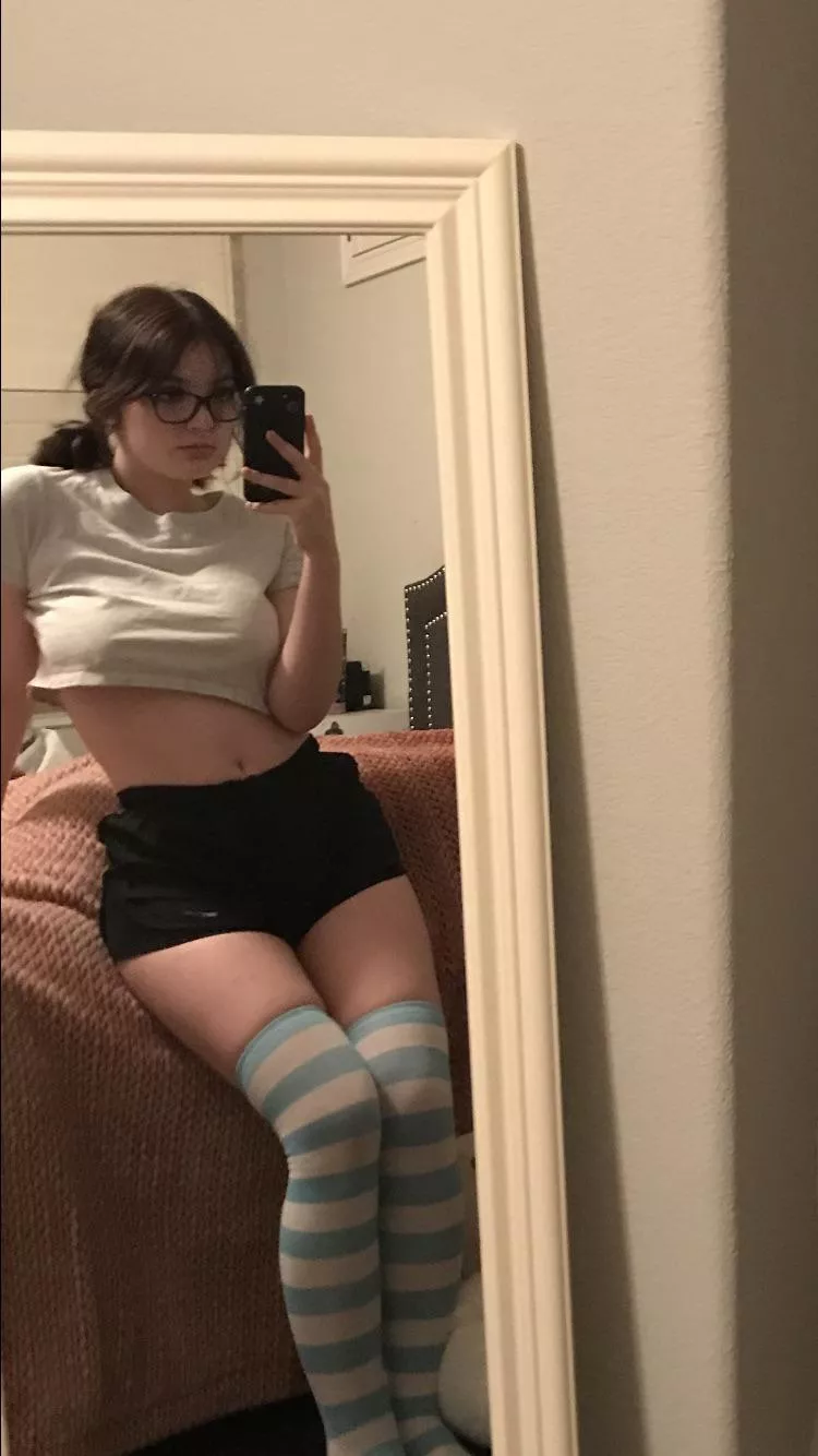 [F] Do you think my socks are cute?