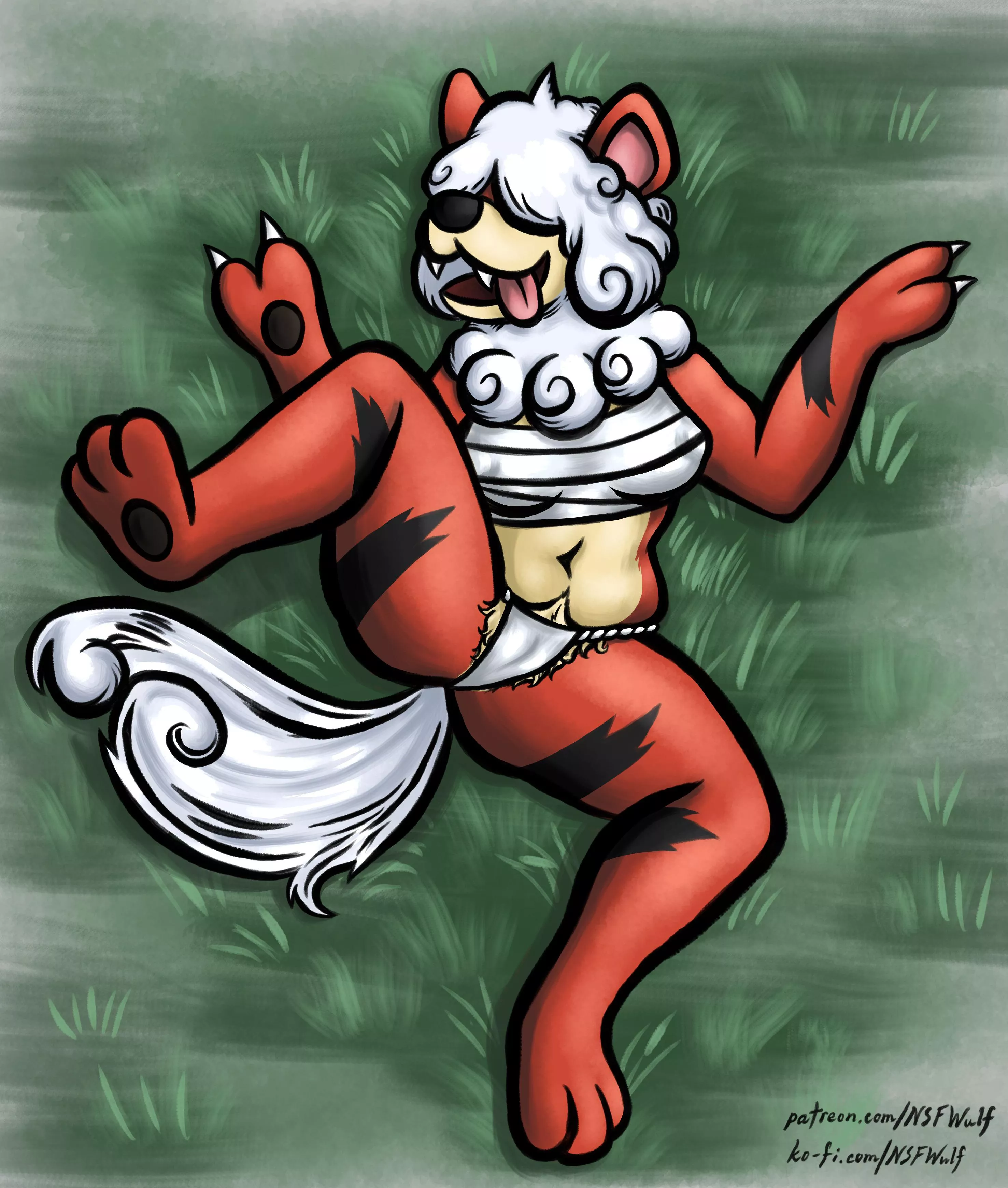 [F] Playful Hisuian Growlithe (NSFWulf)