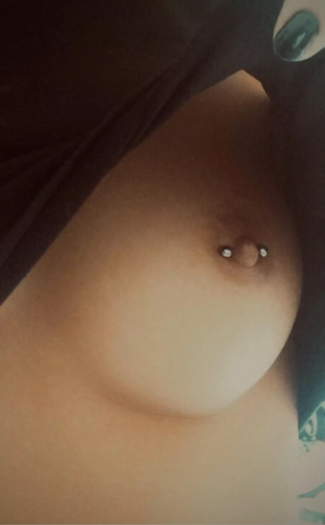 [F,19] Still getting used to my nipple piercings