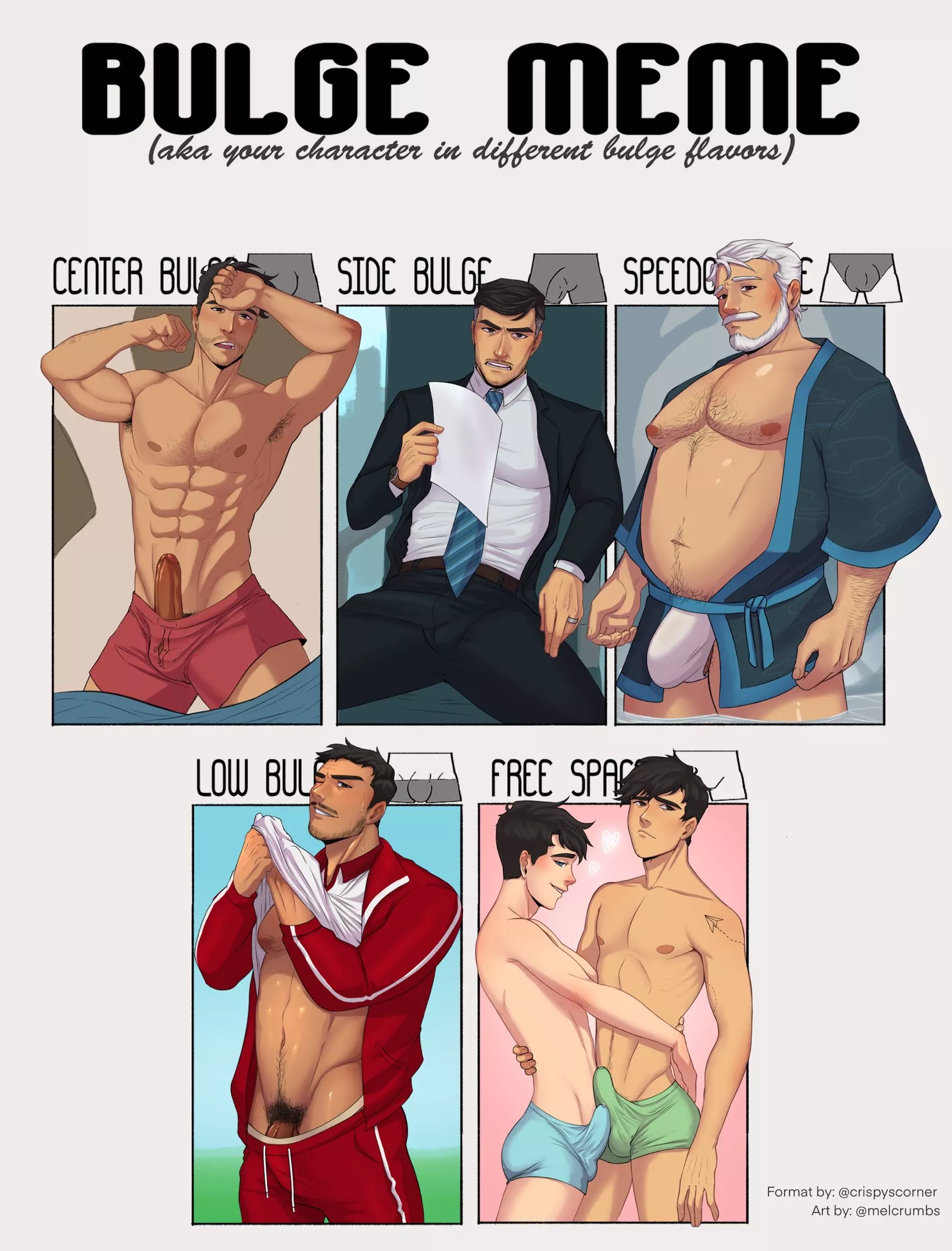 Family Bulge Meme (@melcrumbs)