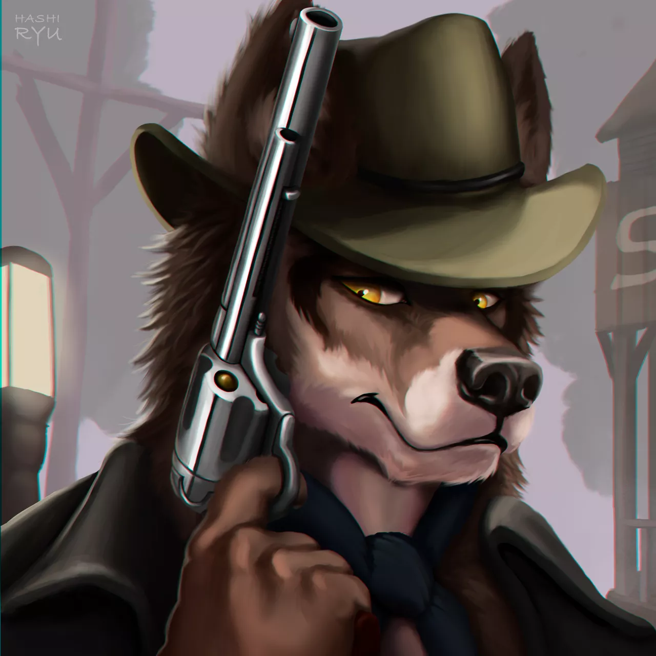 Fastest gun in the West (art by me: hashiryu/commissions open)