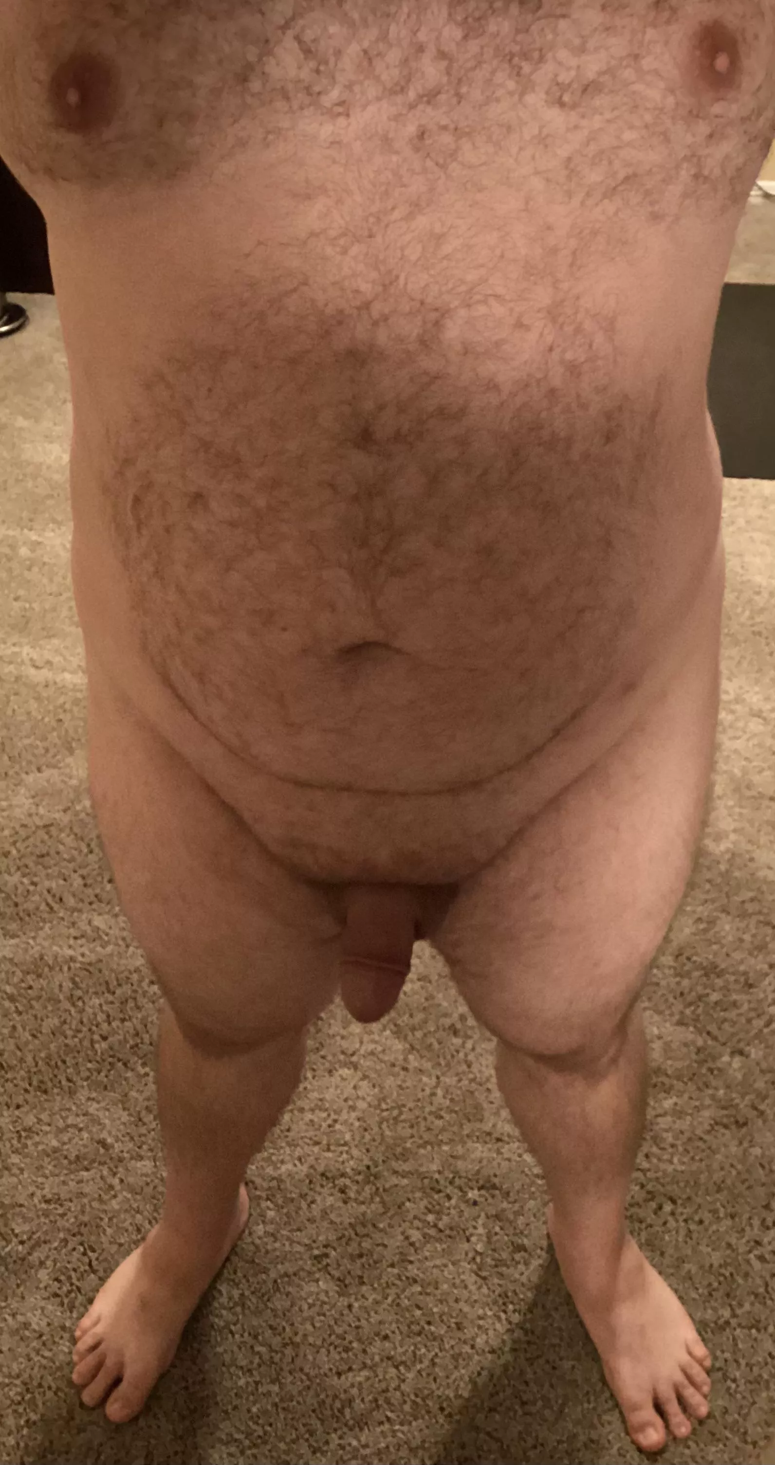 Fat guy with a little dick