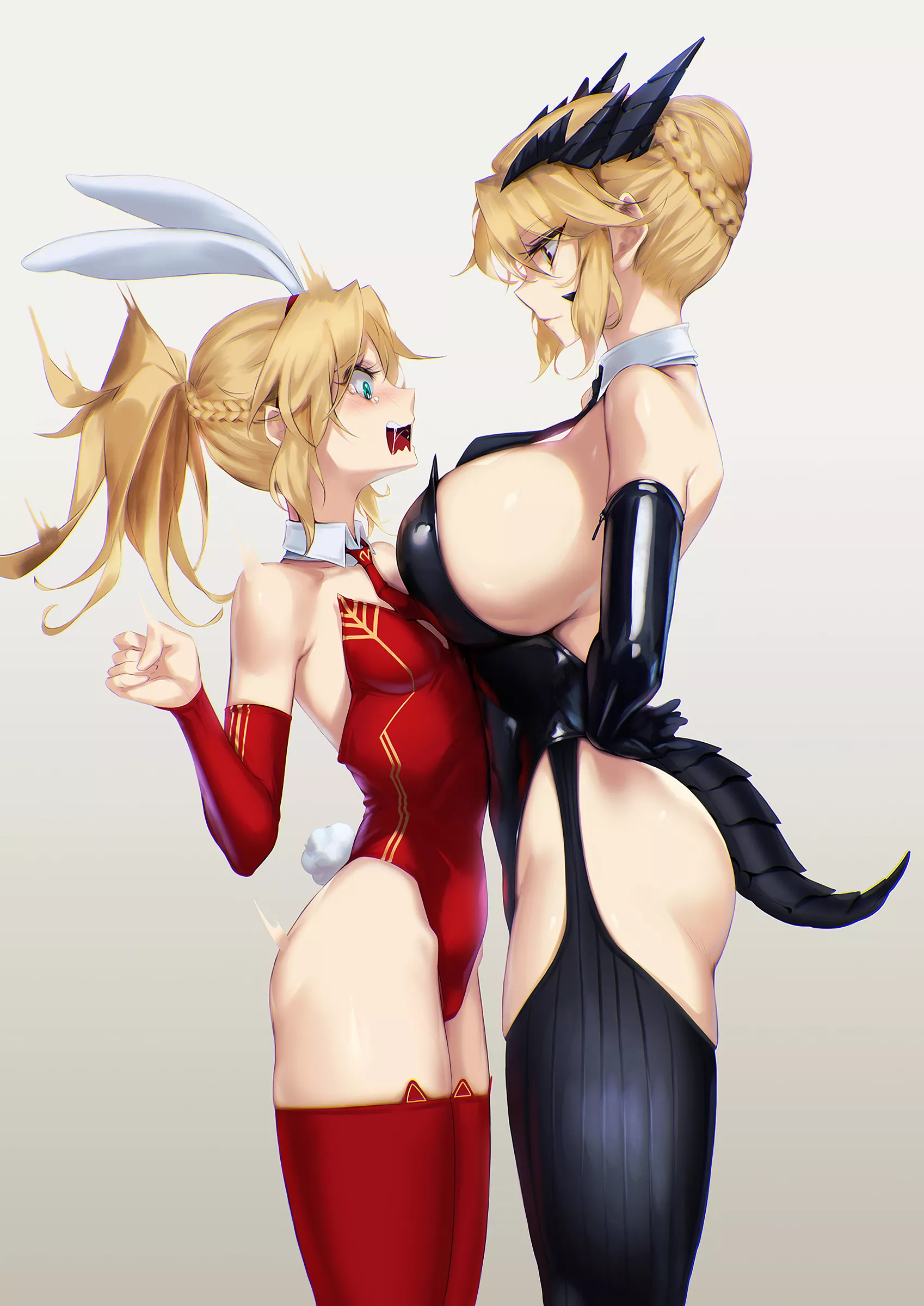 Father & Son Bunny girls~♥