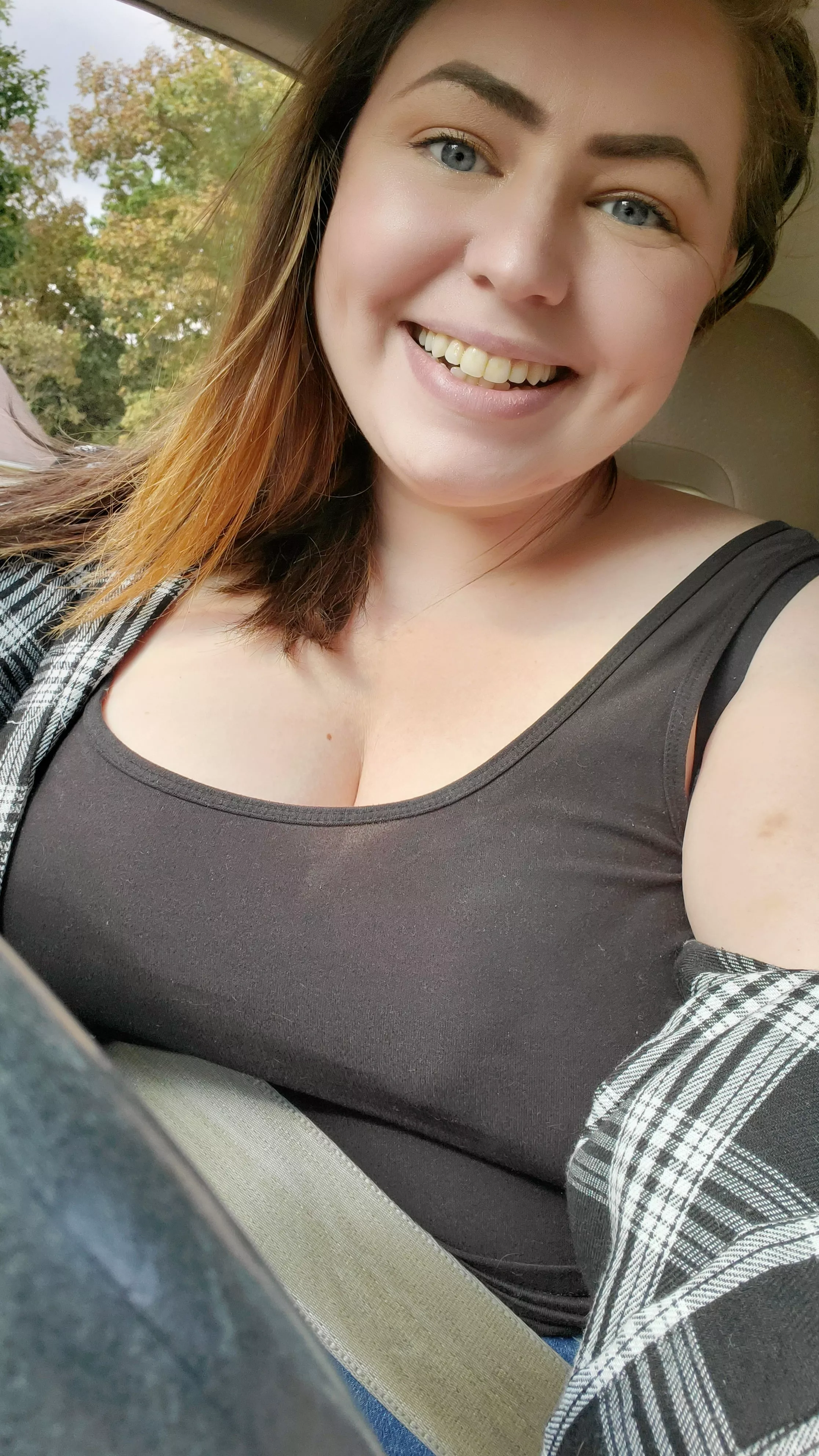 Feeling like driving around with my tits out. Should I?