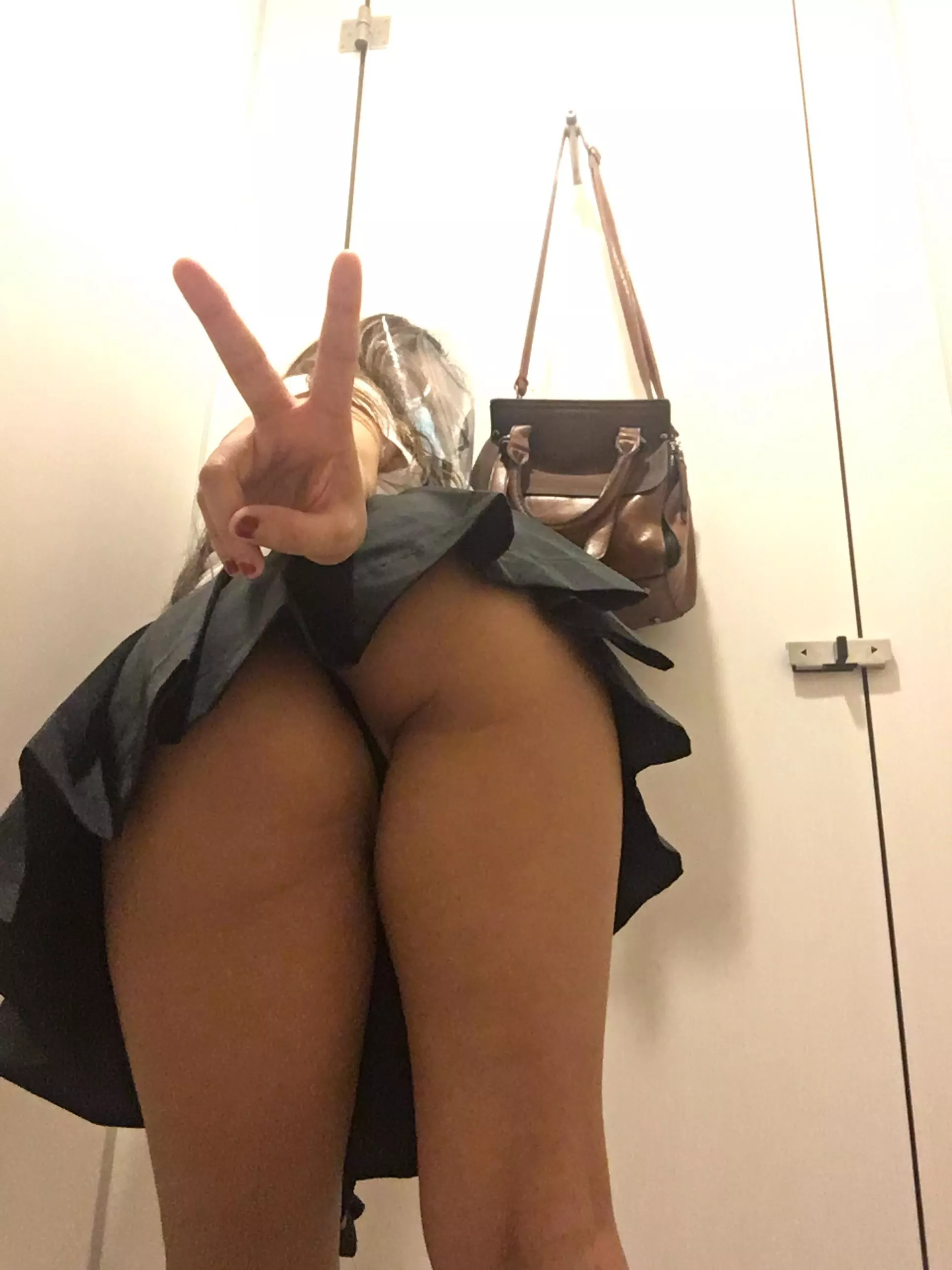 Feeling so naughty alone in the changing roomâ€¦please join me Dear!