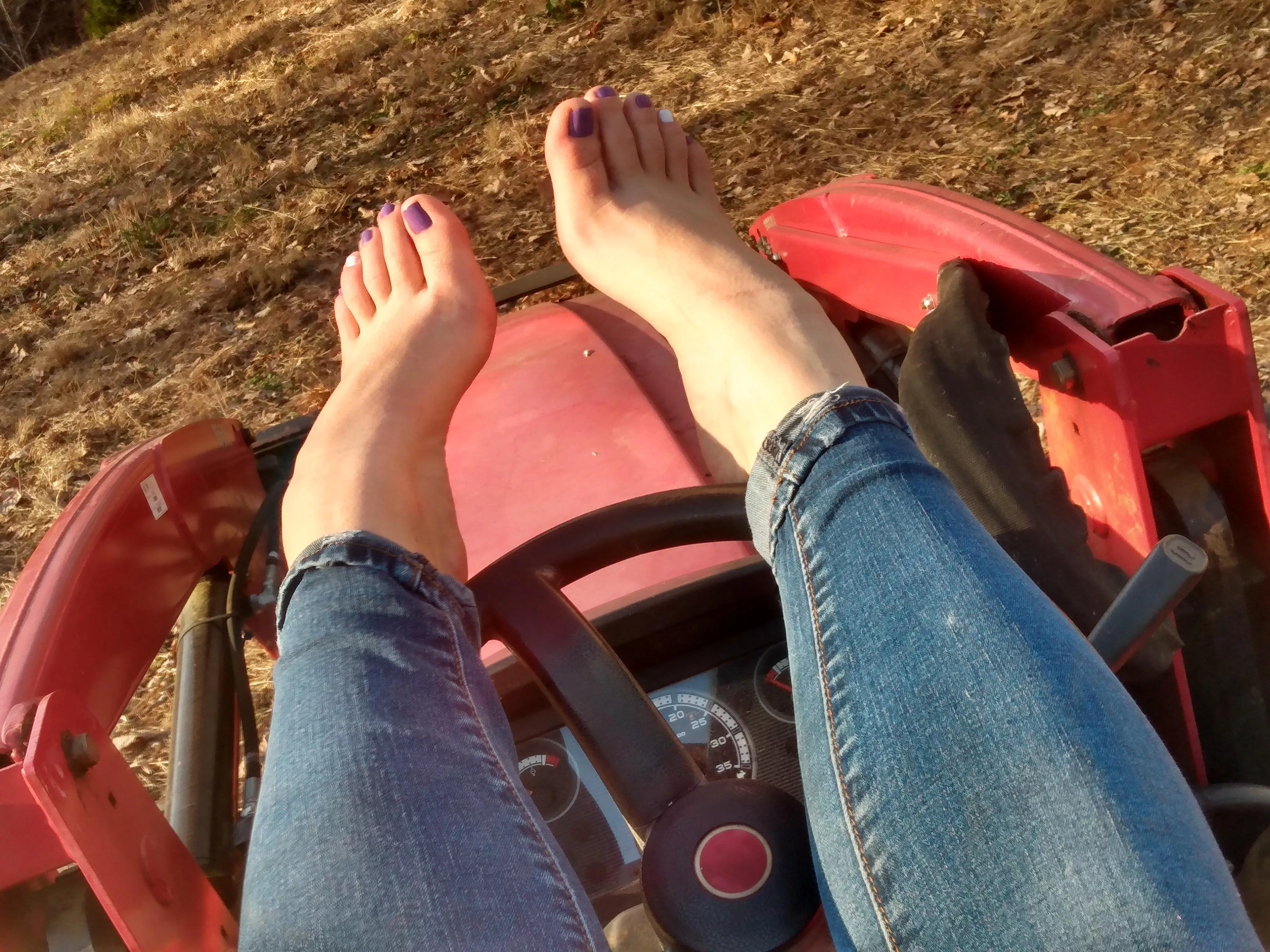 Feet selfie's after Work (: