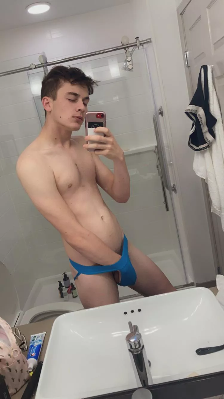 Felt cute in my jockstrap