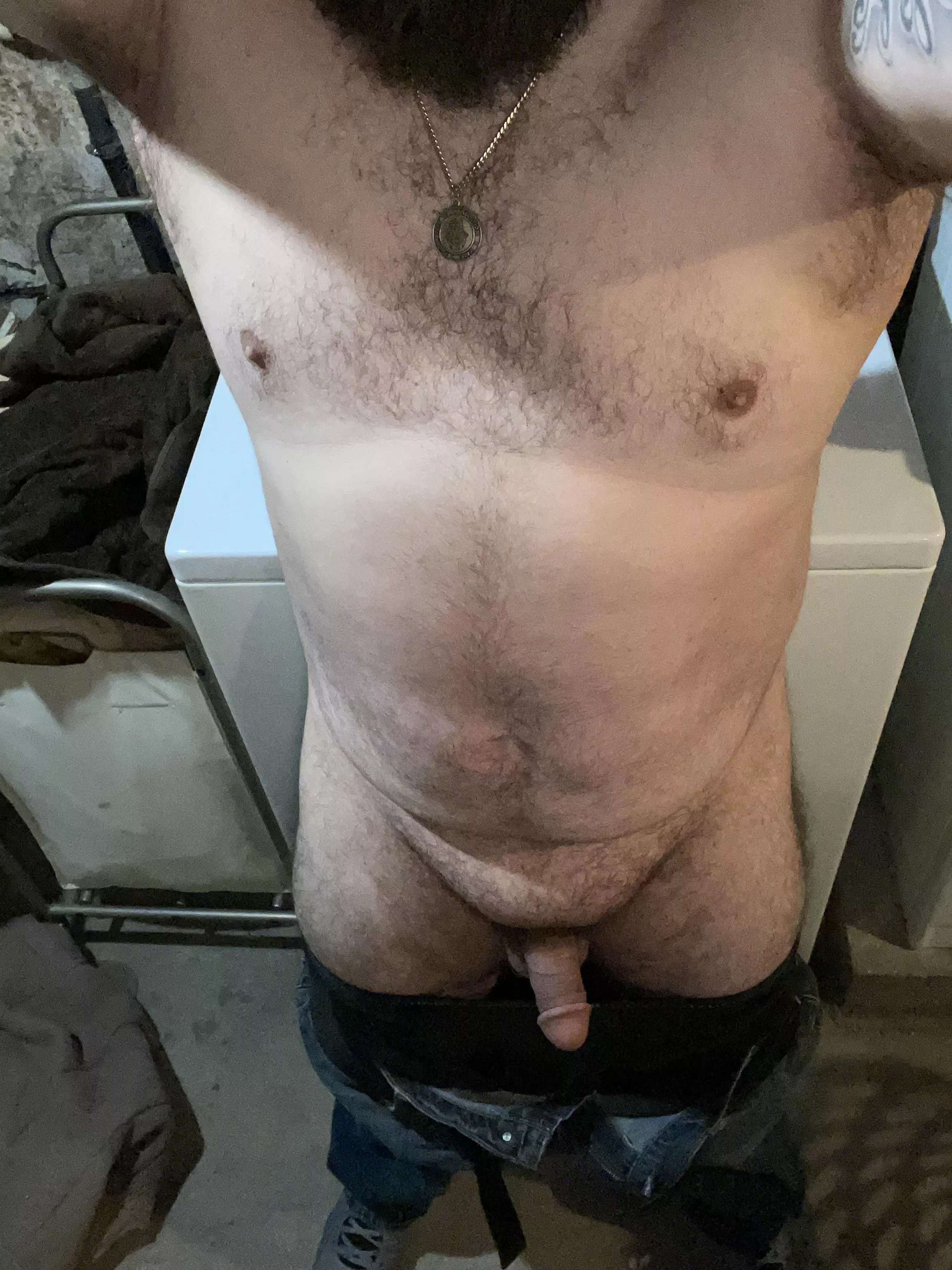 Felt naughty while doing laundry