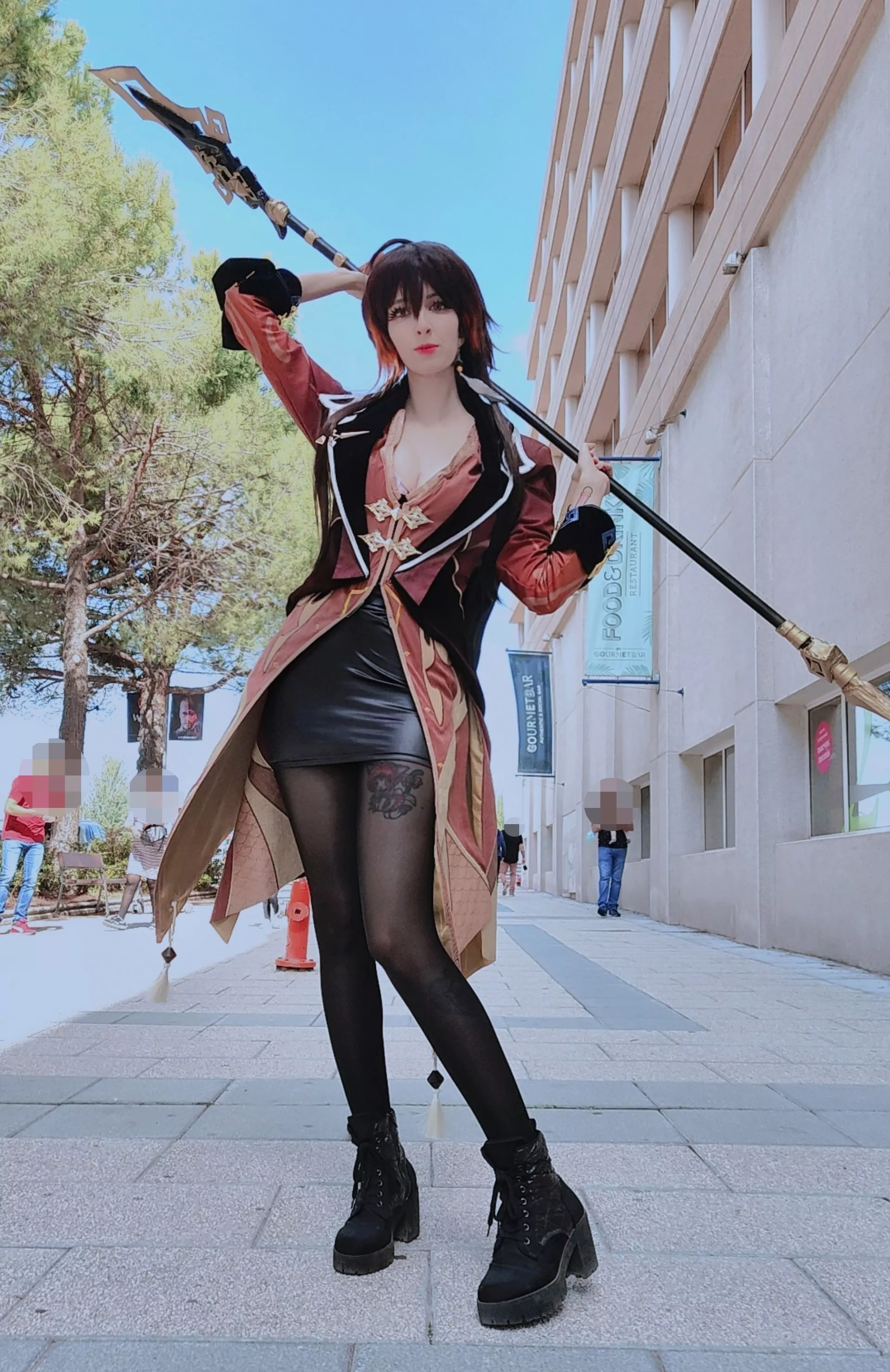 Fem. Zhongli cosplay by Kerocchi from Genshin Impact