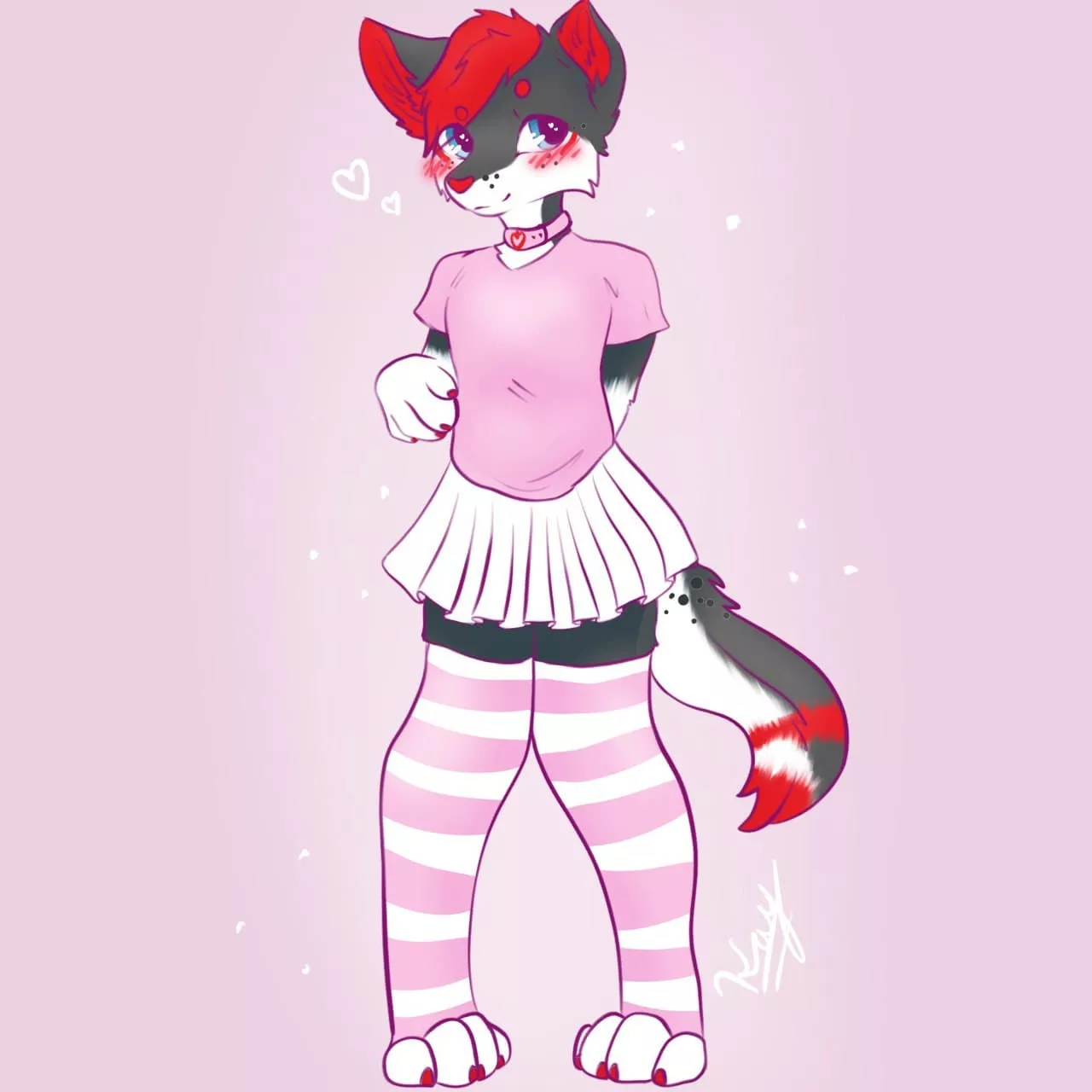 Fembean Fox uwu ( by u/Silver-Lynx-Studios )