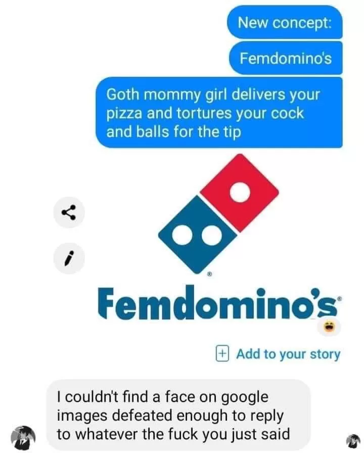 Femdomino’s. Now taking applications 😛