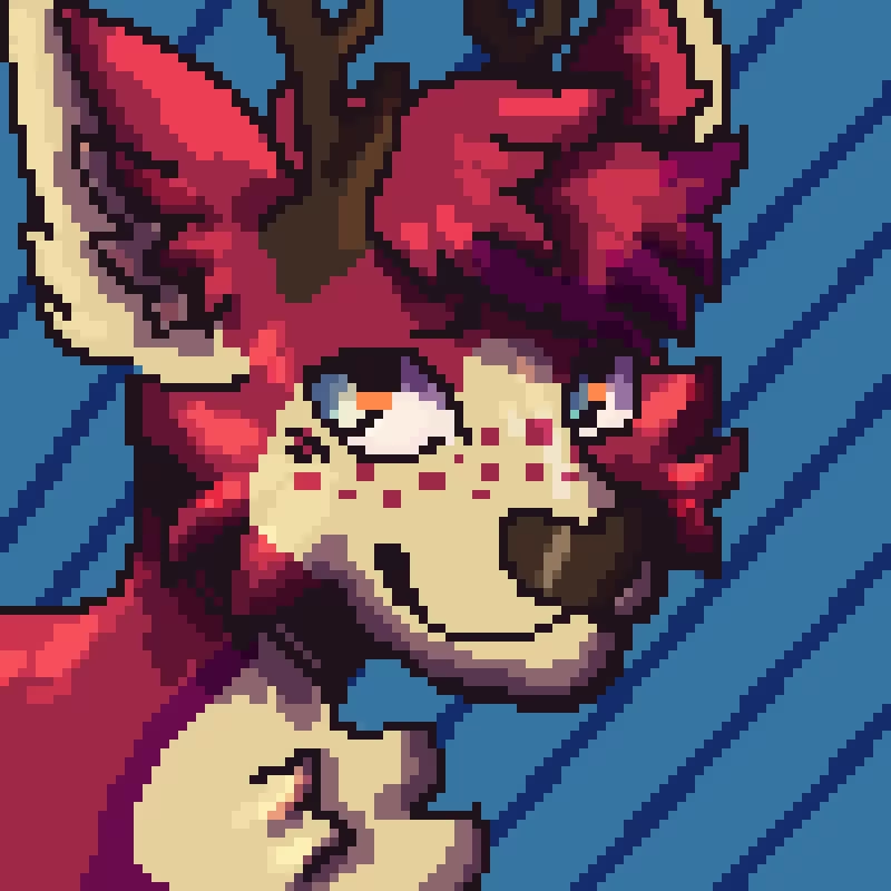 Finished pixel commission (they're 10$ btw)