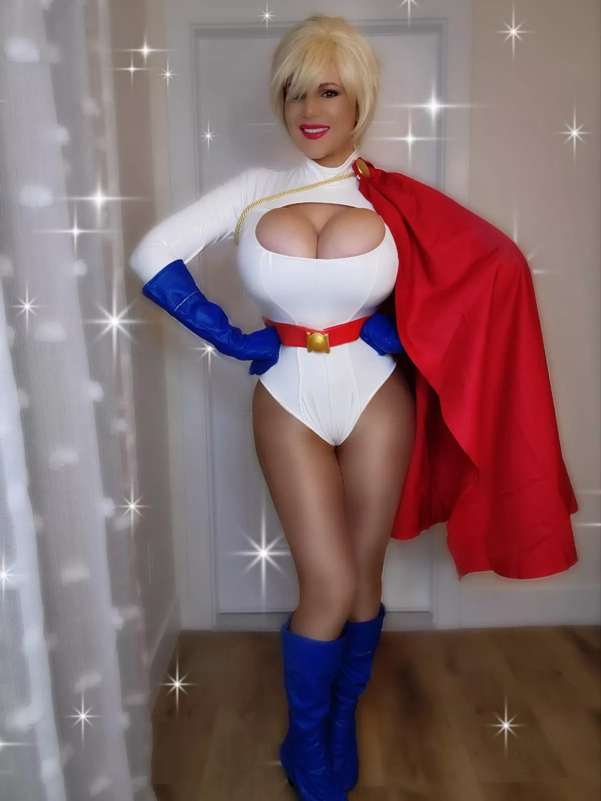 First cosplay attempt, Power Girl. What do you guys think? [oc]