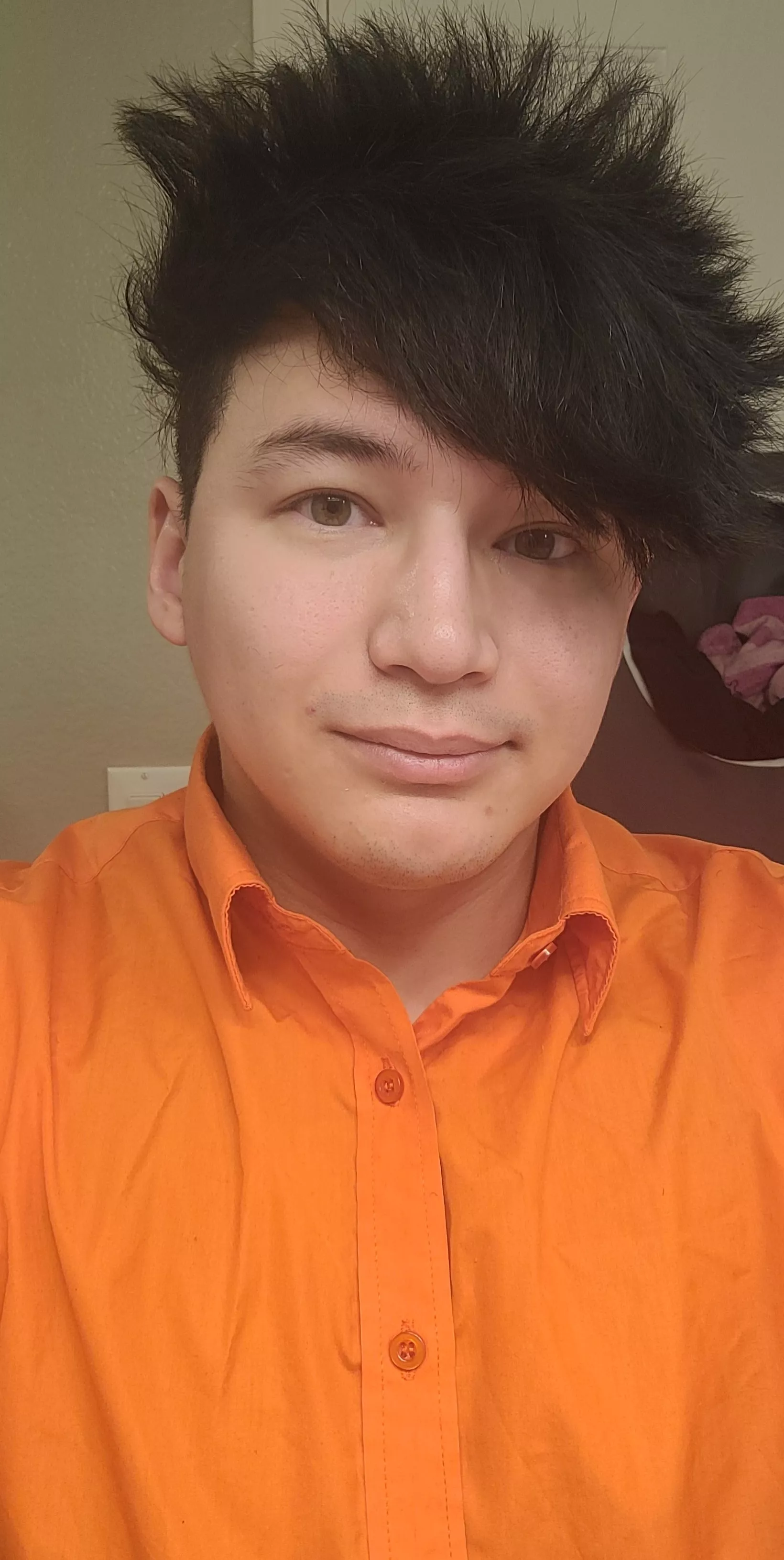 First day at the new job and feeling fresher than a new Google tab 🖤🧡