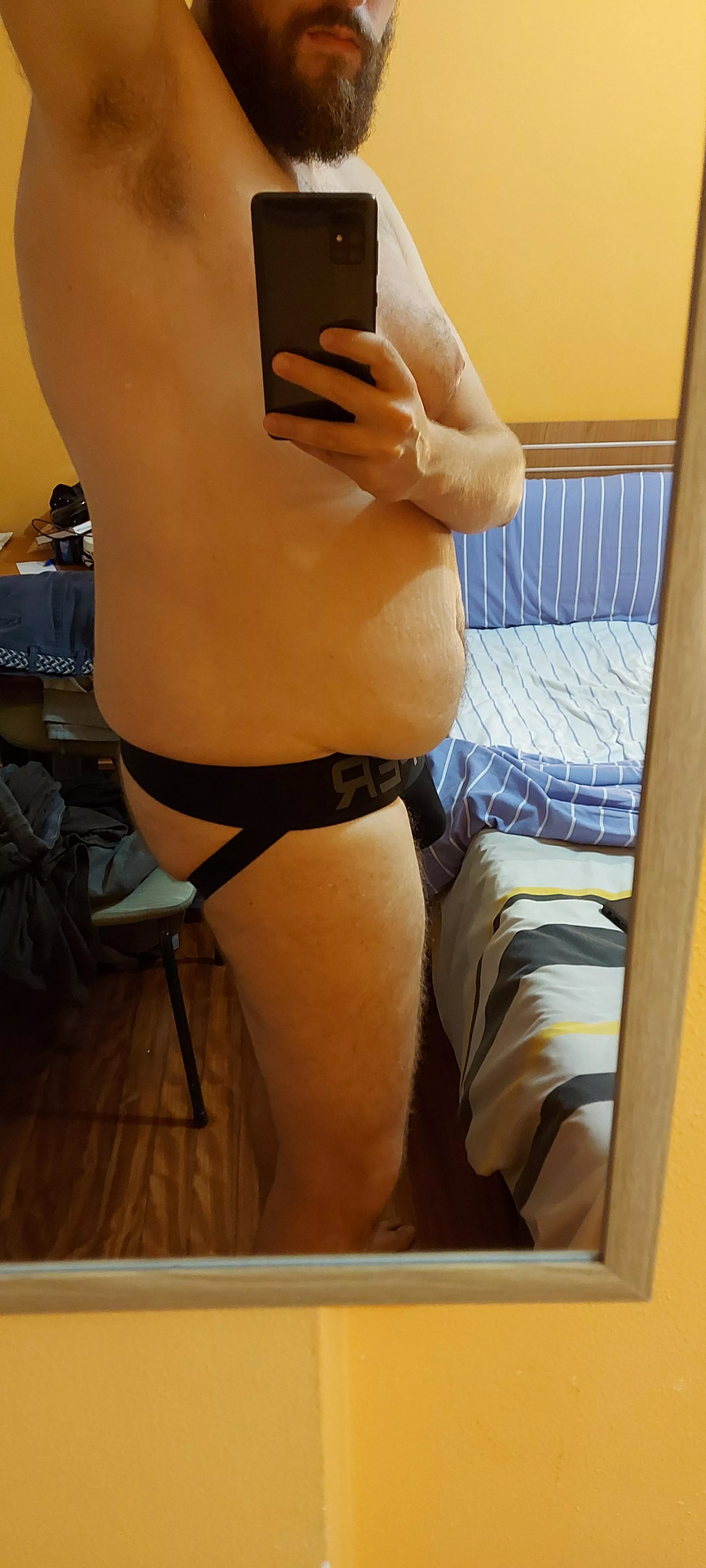 First jockstrap. I feel so sexy