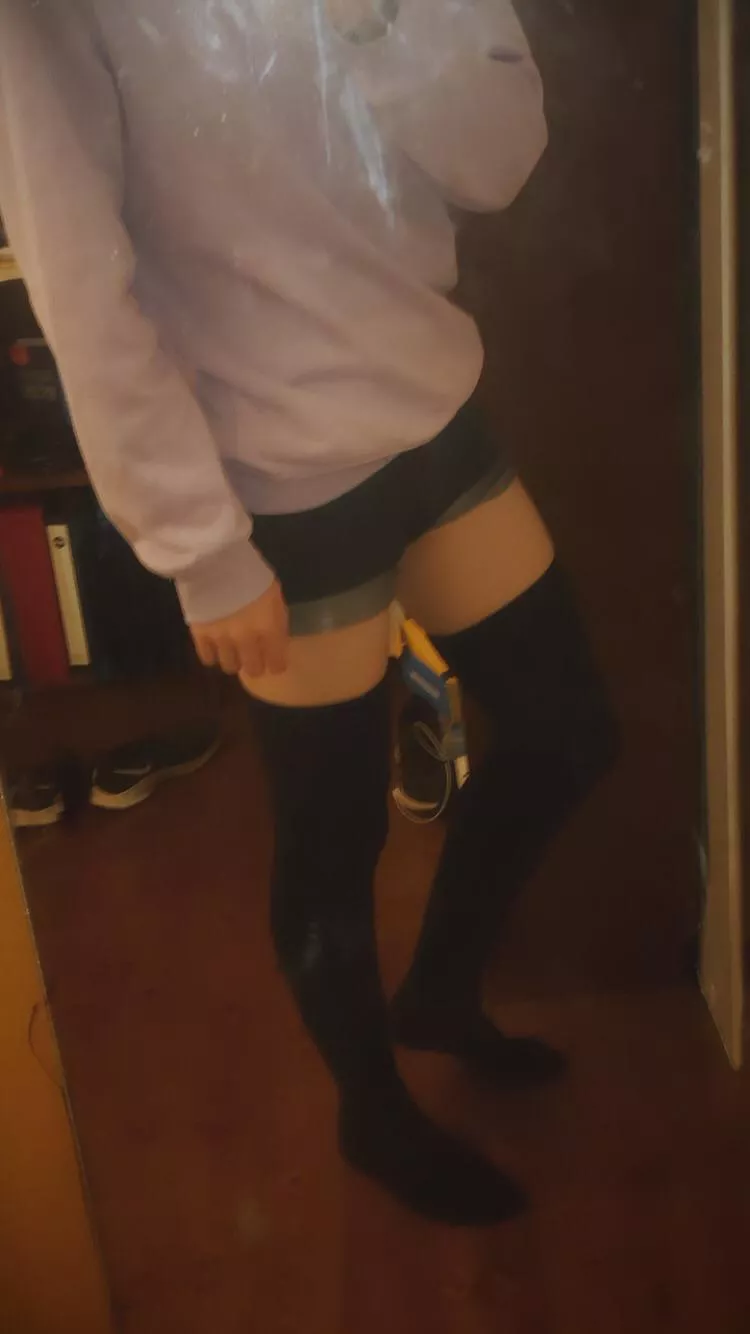 first post & also my first thigh highs. may or may not delete