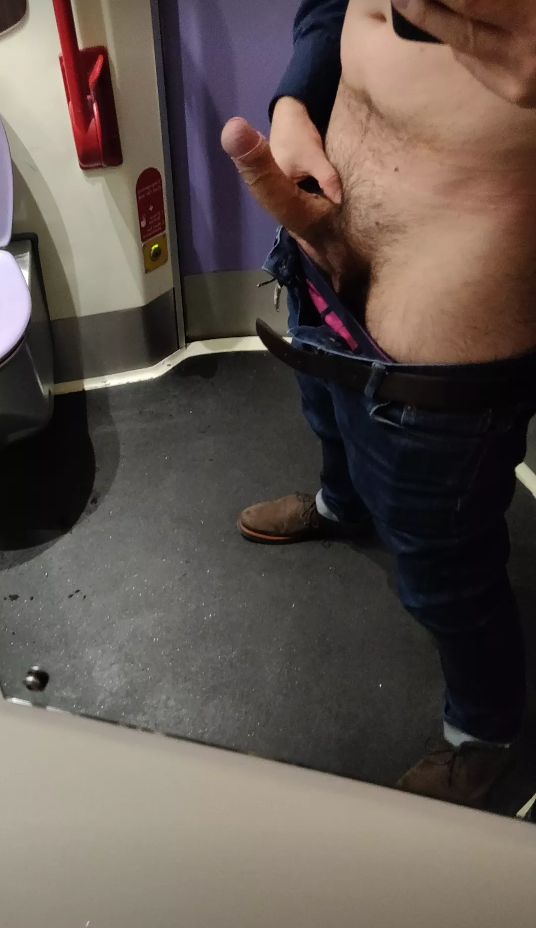 First post! Hope nobody needed the bathroom on the train