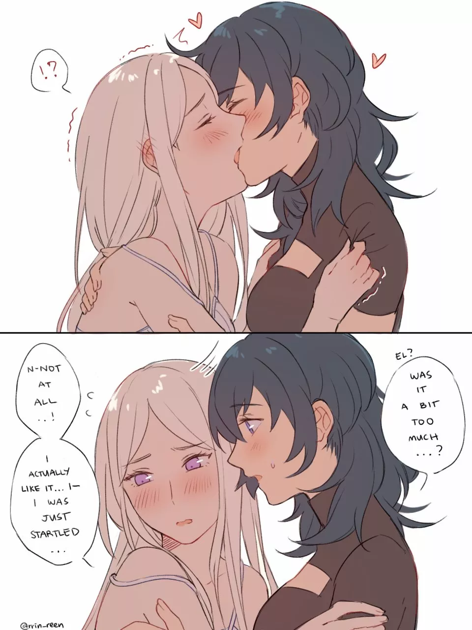 First time kisses [Fire Emblem: Three Houses]