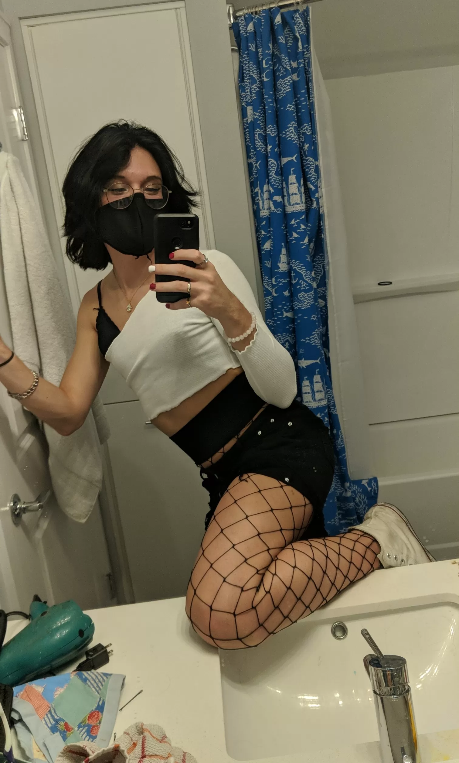 Fishnets make every outfit exciting