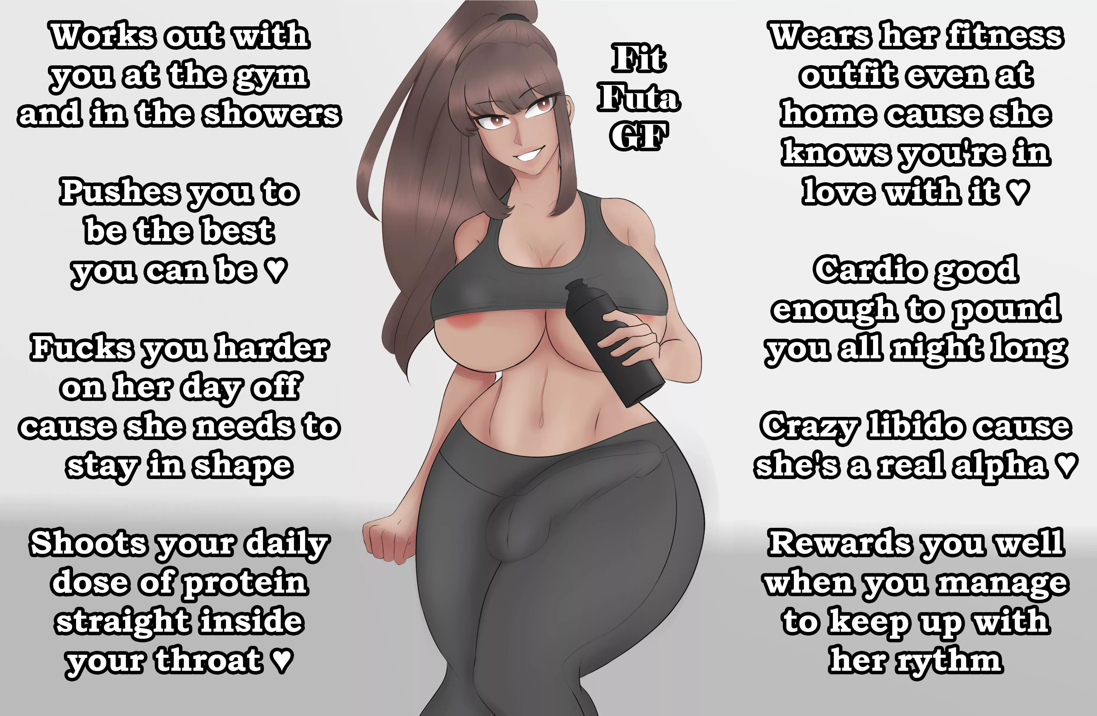 Fit Futa GF. The real She-Stud ♡