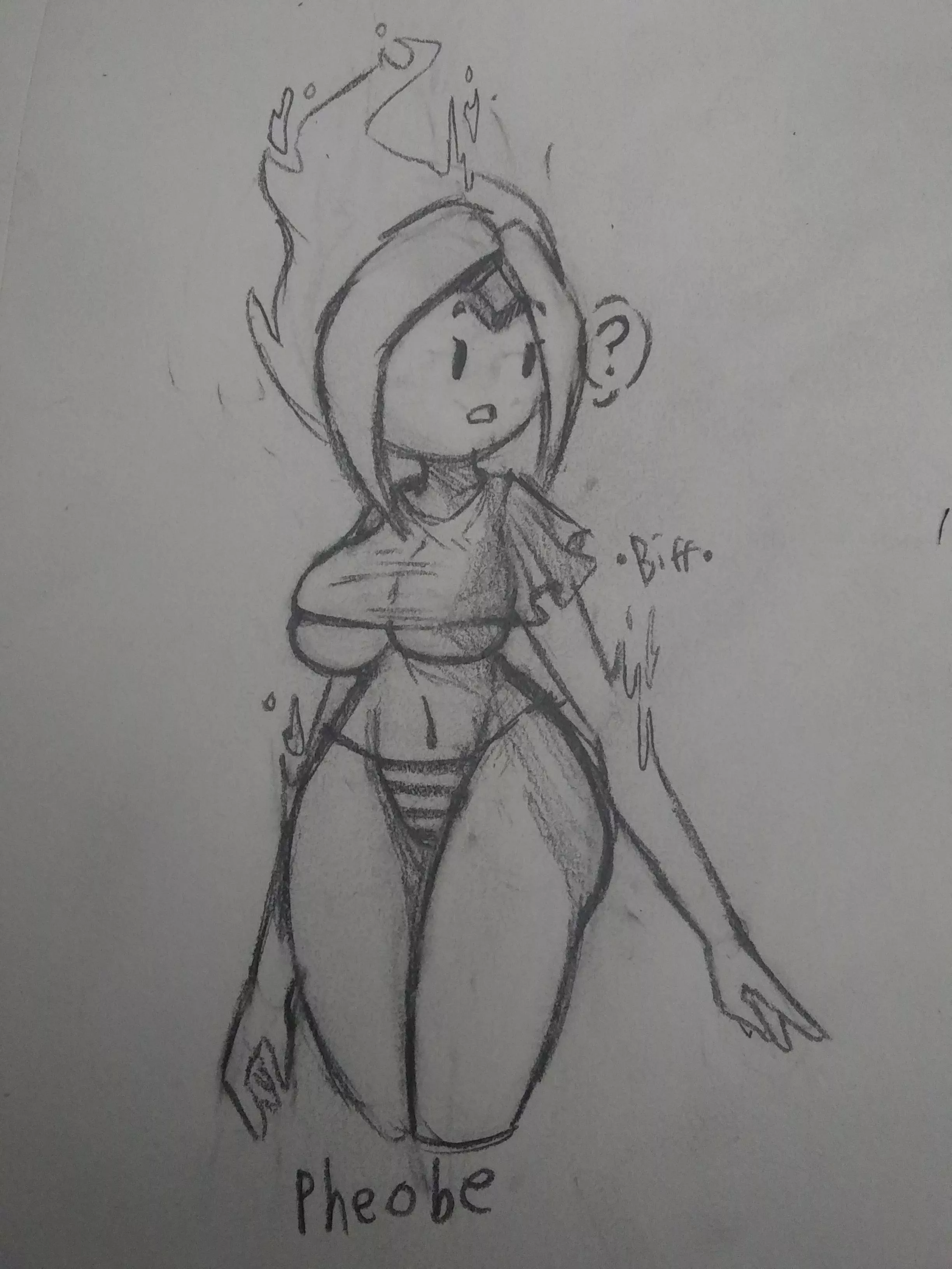 Flamin' Pheobe (5/6 Adventure time pinup doodle series) [NSFW]