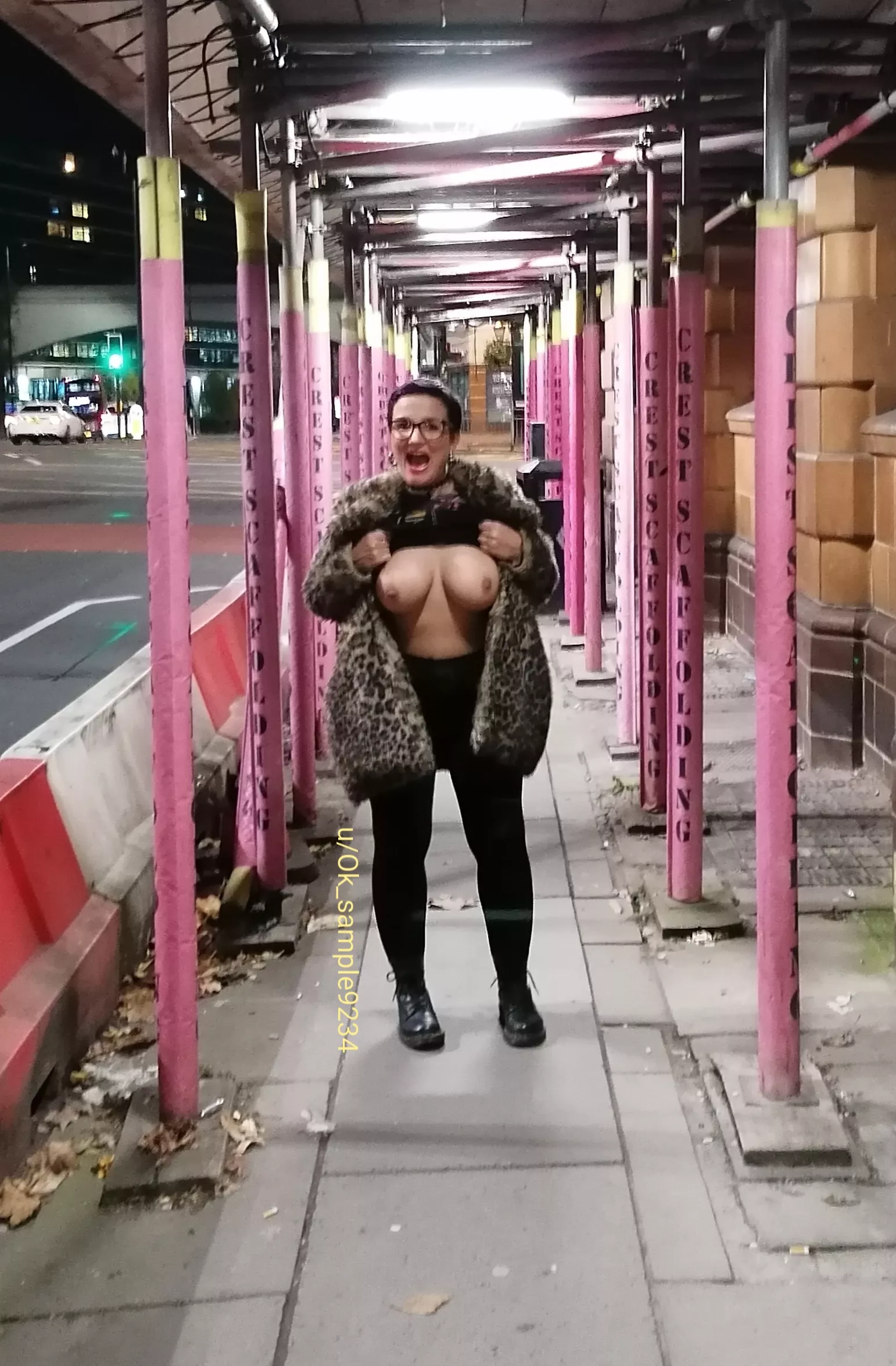 Flashing in Manchester City centre ðŸ¥°