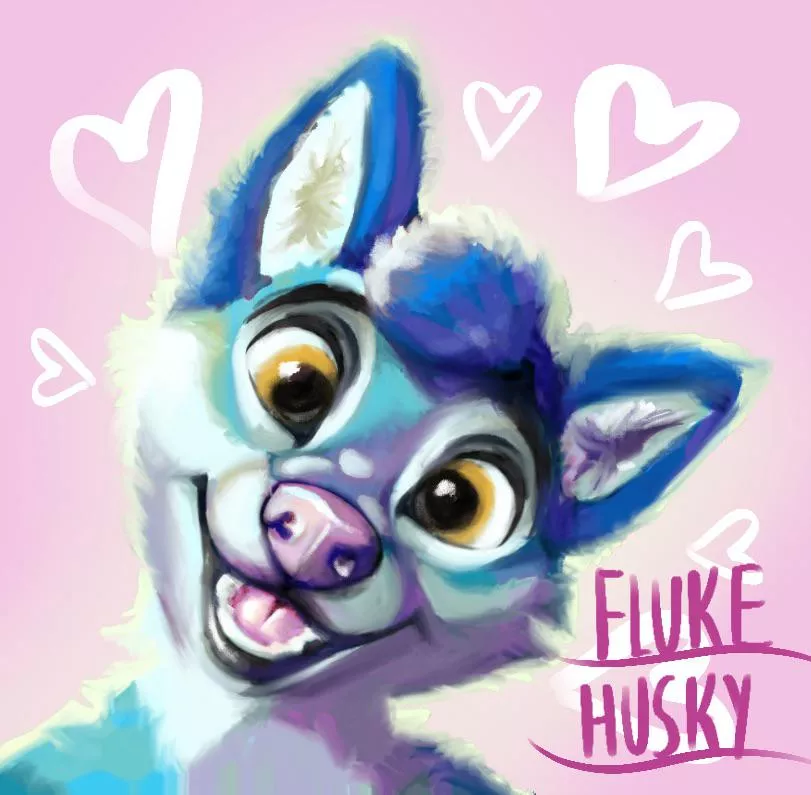 Fluke Husky Fanart 😩