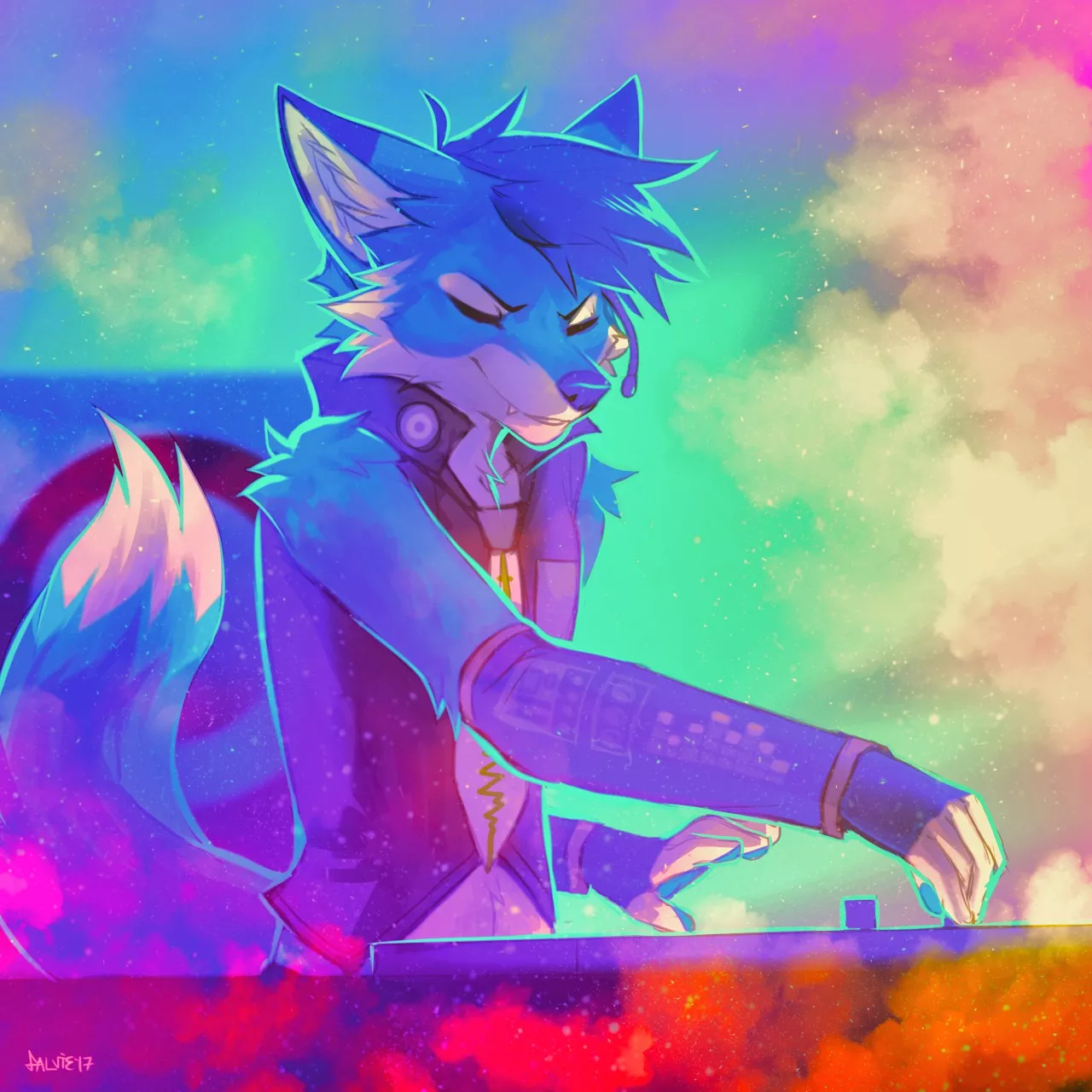 Folf DJ (art by Falvie)