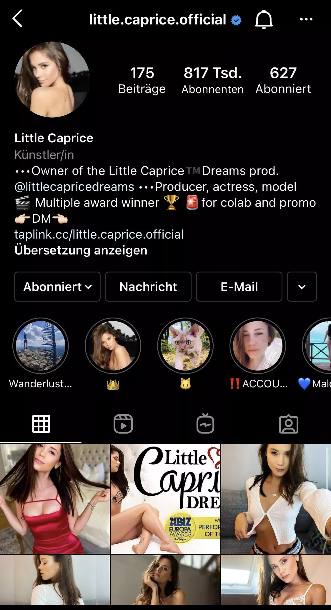 Follow my IG https://instagram.com/little.caprice.official?utm_medium=copy_link and get a lot of behind the scenes stuff