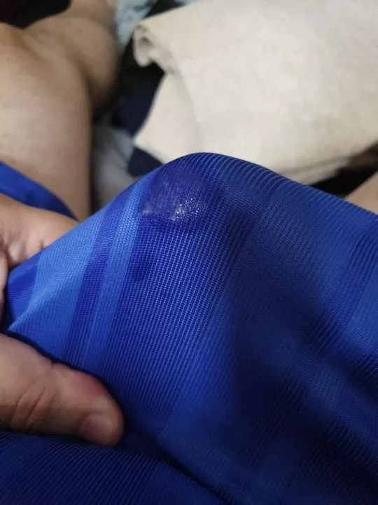 Footie shorts with precum ðŸ¤¤