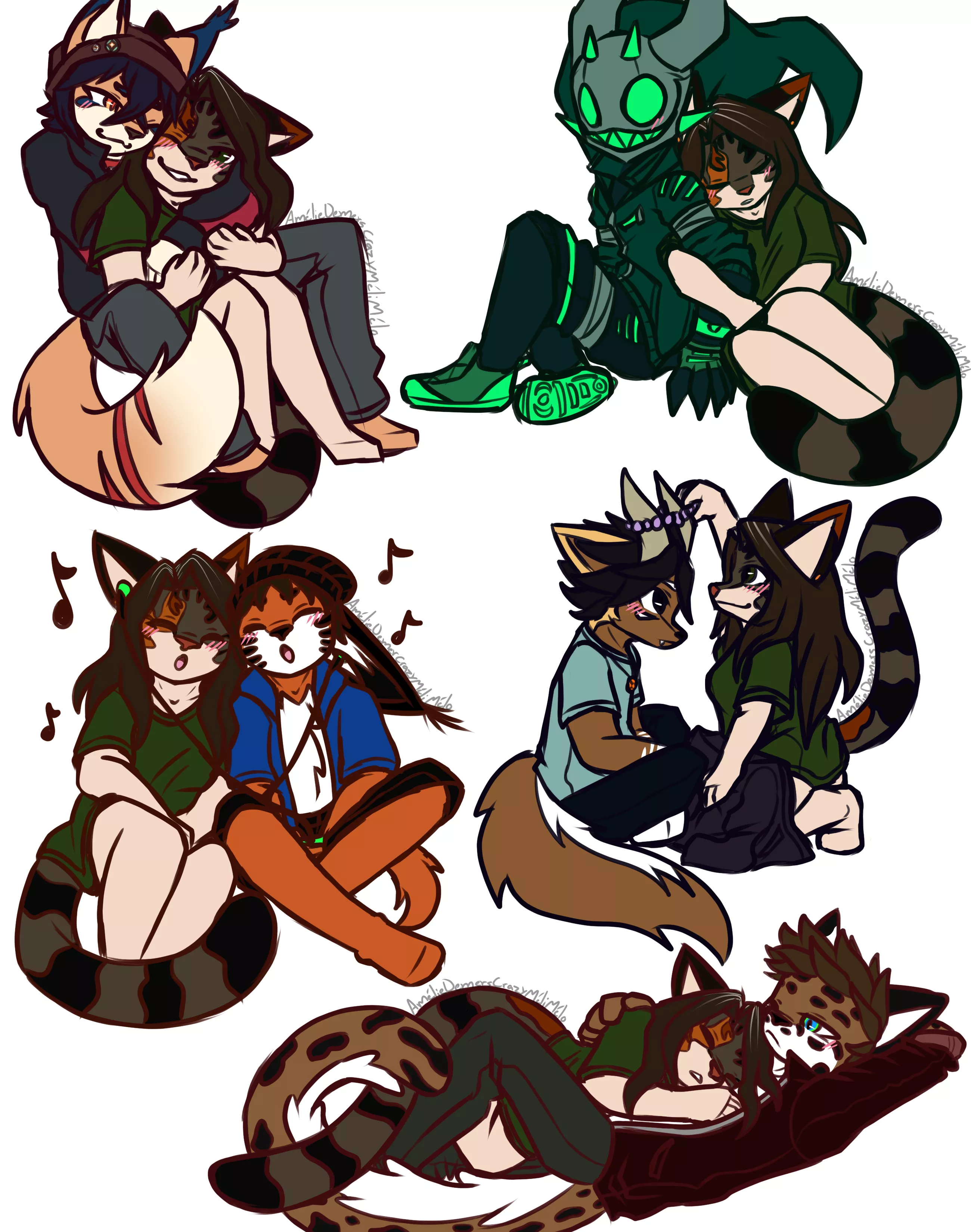 [For Hire] Oc Affection (Art and characters (c) Me)