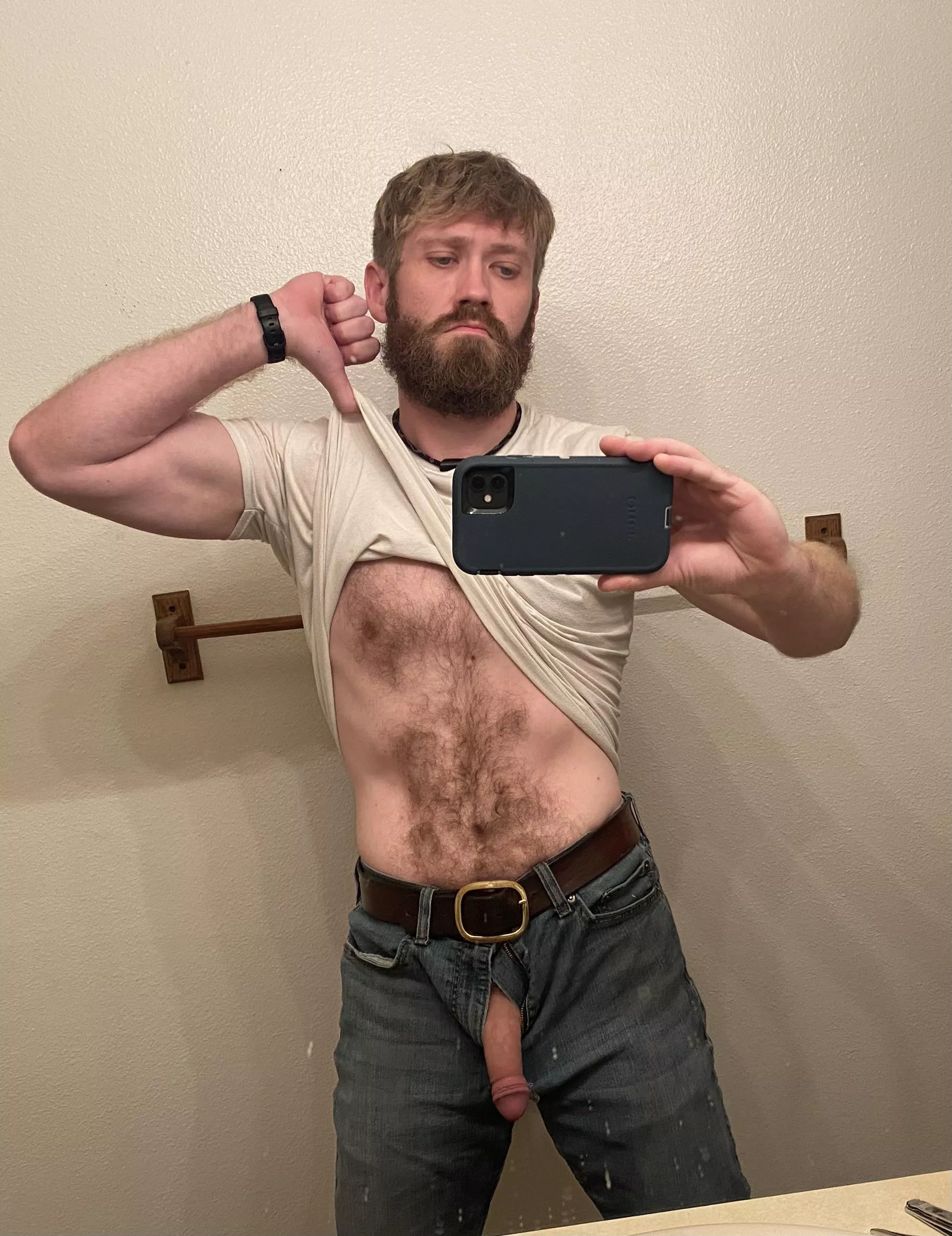 For those who like body hair and big penises