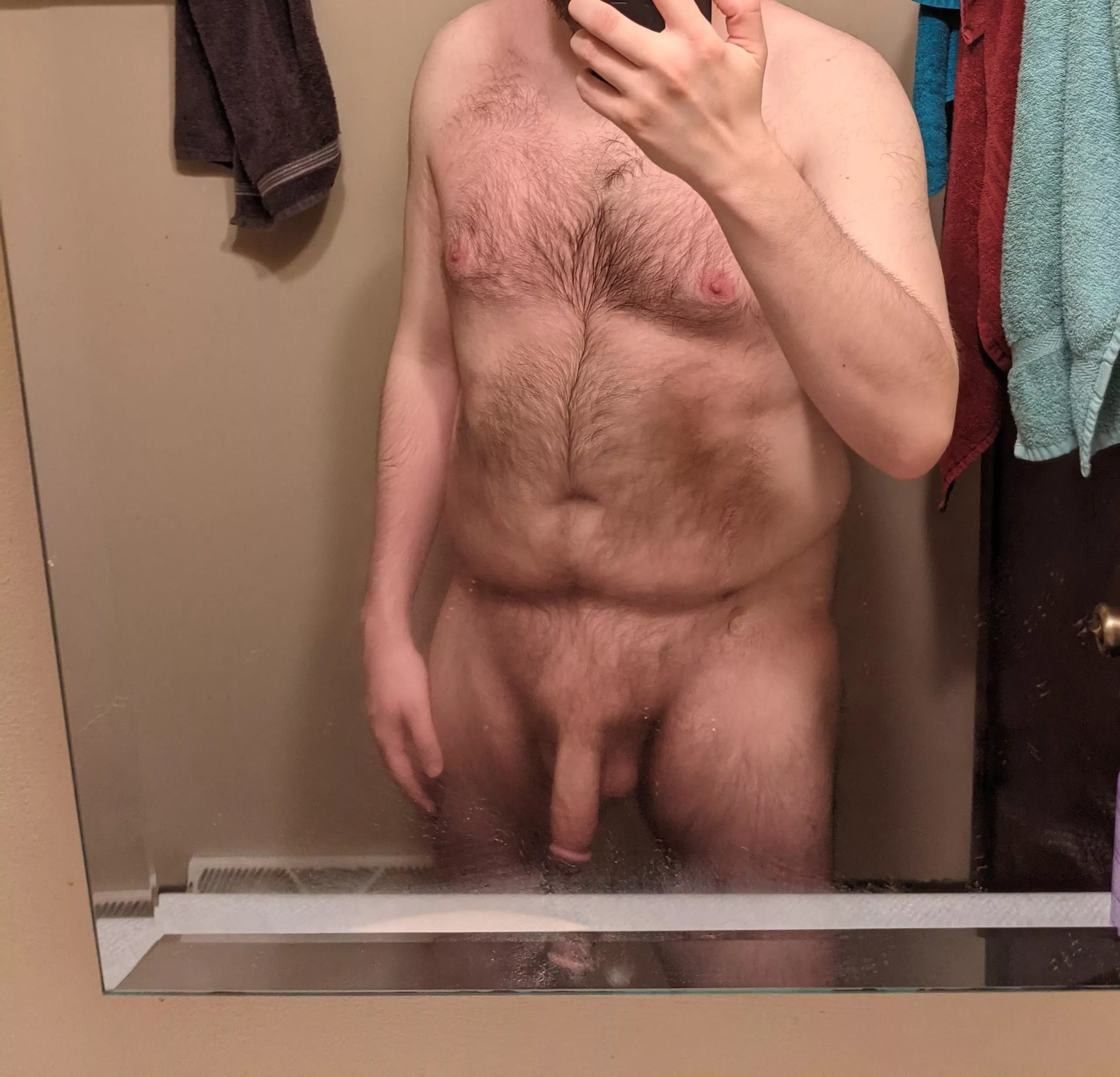 For you night owls. Fresh out of the shower