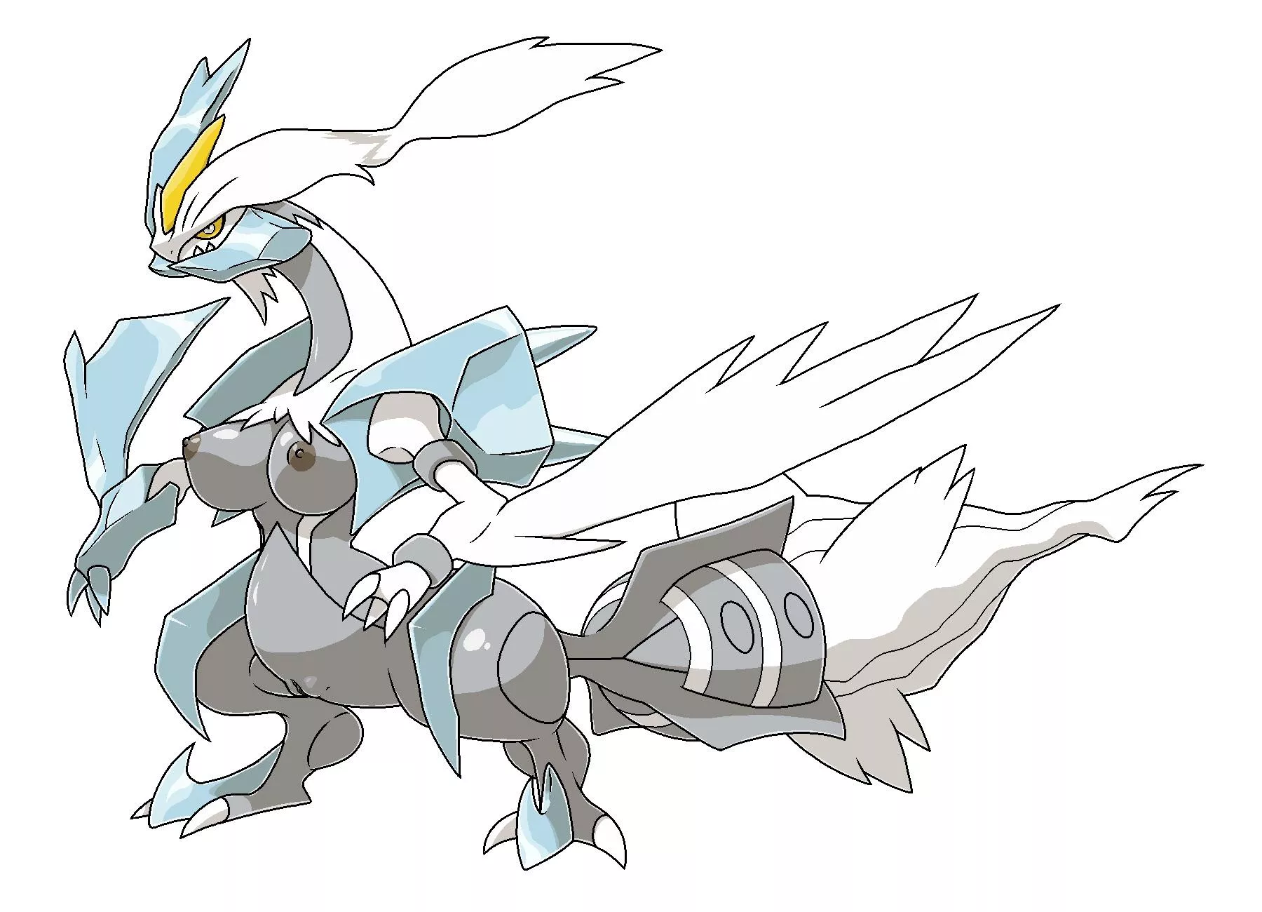 Found kyurem white original art design