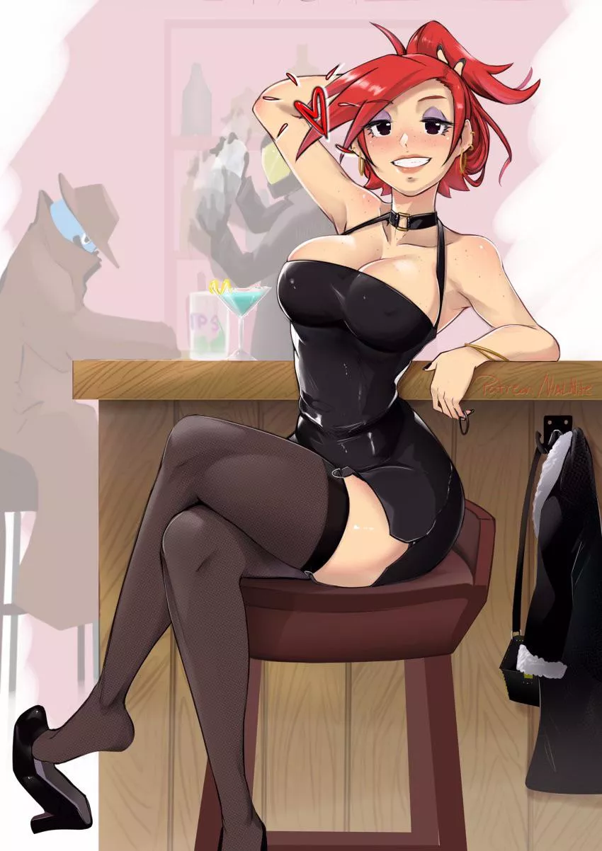 Frankie Foster is just waiting at the bar (Vialnite) [Foster’s Home for Imaginary Friends]