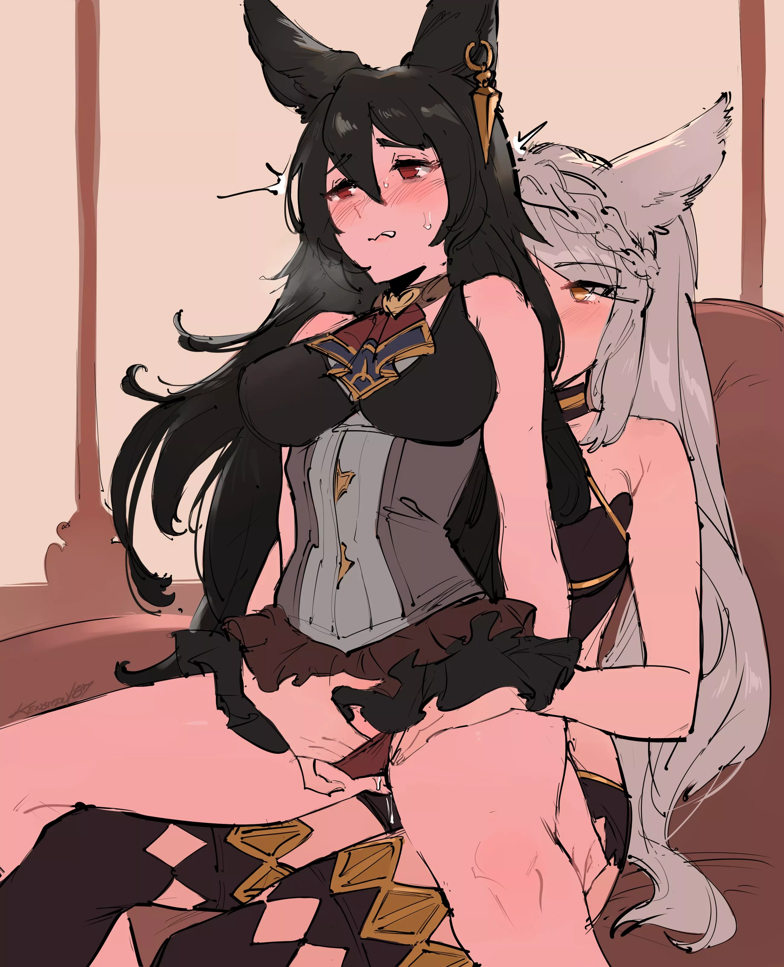 Fraux and Nier [Kenshin187] (Granblue Fantasy)