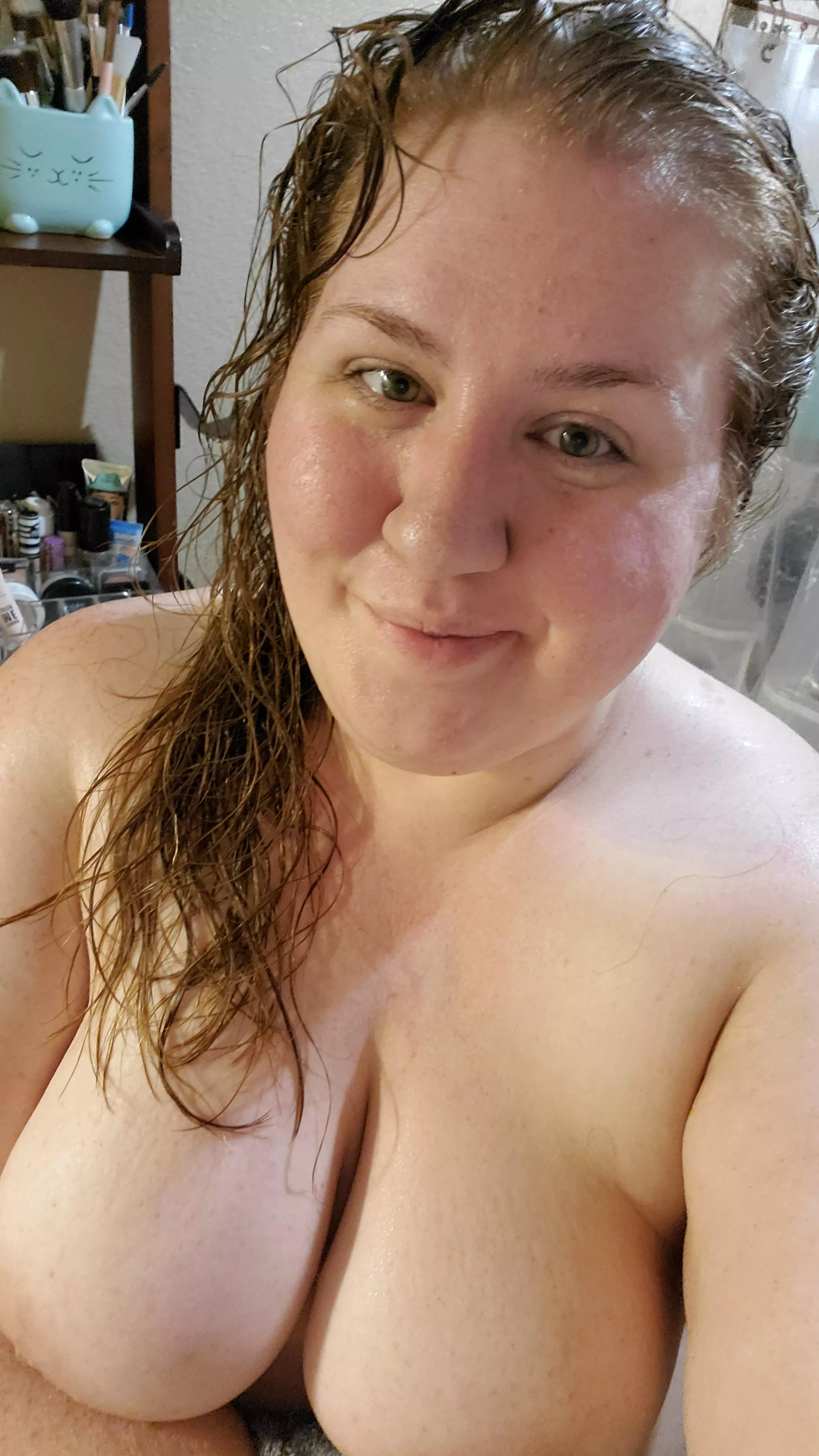 Fresh from the shower